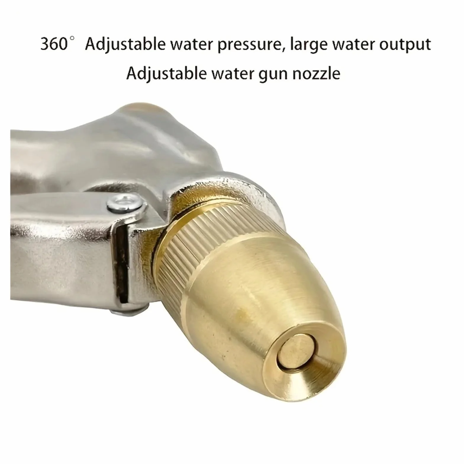 Pistola De Agua Alta Presión Portátil, Limpieza Metales Ajustable, Máquina Lavado Coches, Manguera Riego Jardín, Boquilla Rociadora, Espuma PrevencióN De Fugas De Alta PresióN