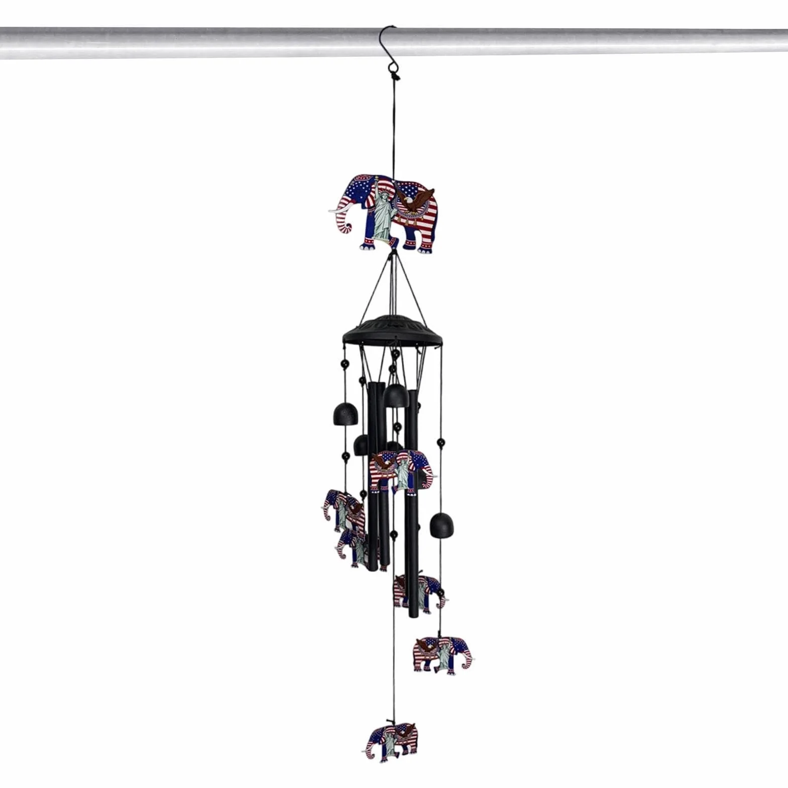 Campana de águila decorativa para exteriores, resistente a la intemperie, con pequeños cascabeles, para canalones, jardines, patios, porches, balcones, familias, propietarios de casa