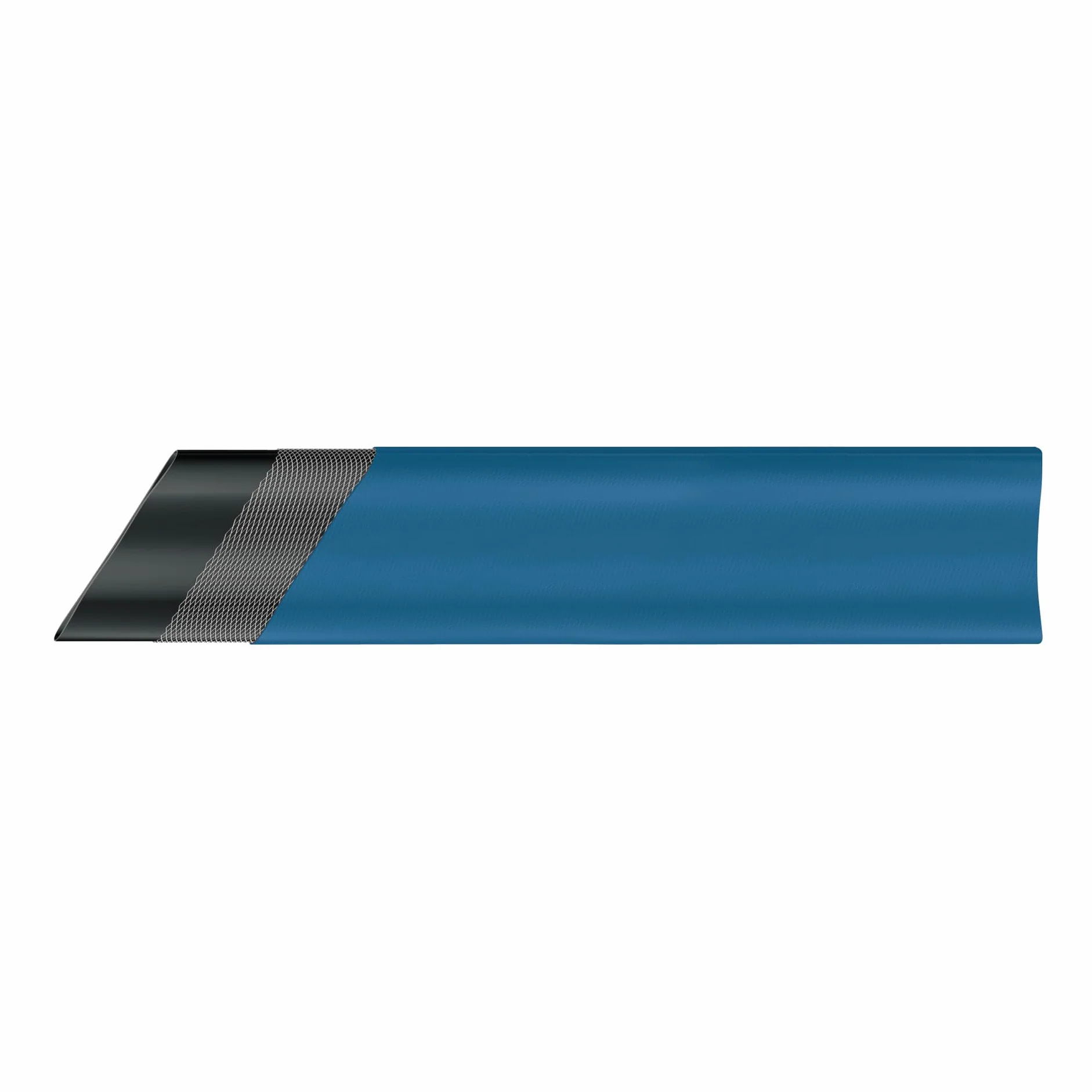 FITT Flat HD 25mm 50 m - Manguera Plana para Riego a Presión de Grandes Superficies como Huertos y Jardines. para Agricultura y para Desagües