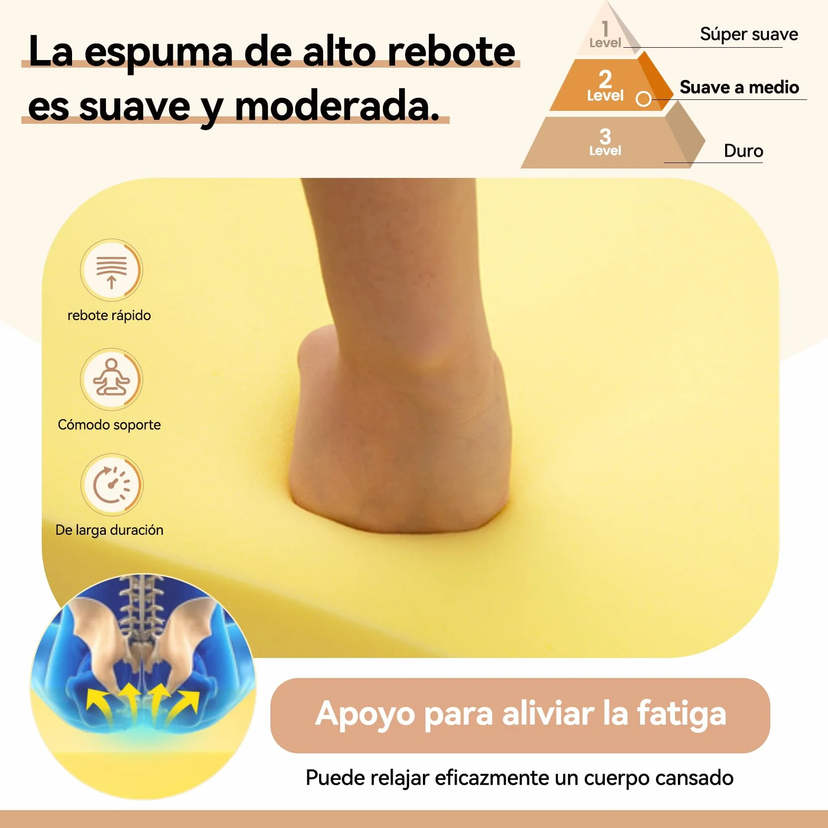 Cojín de banco personalizado antideslizante para interior/exterior jardín y patio