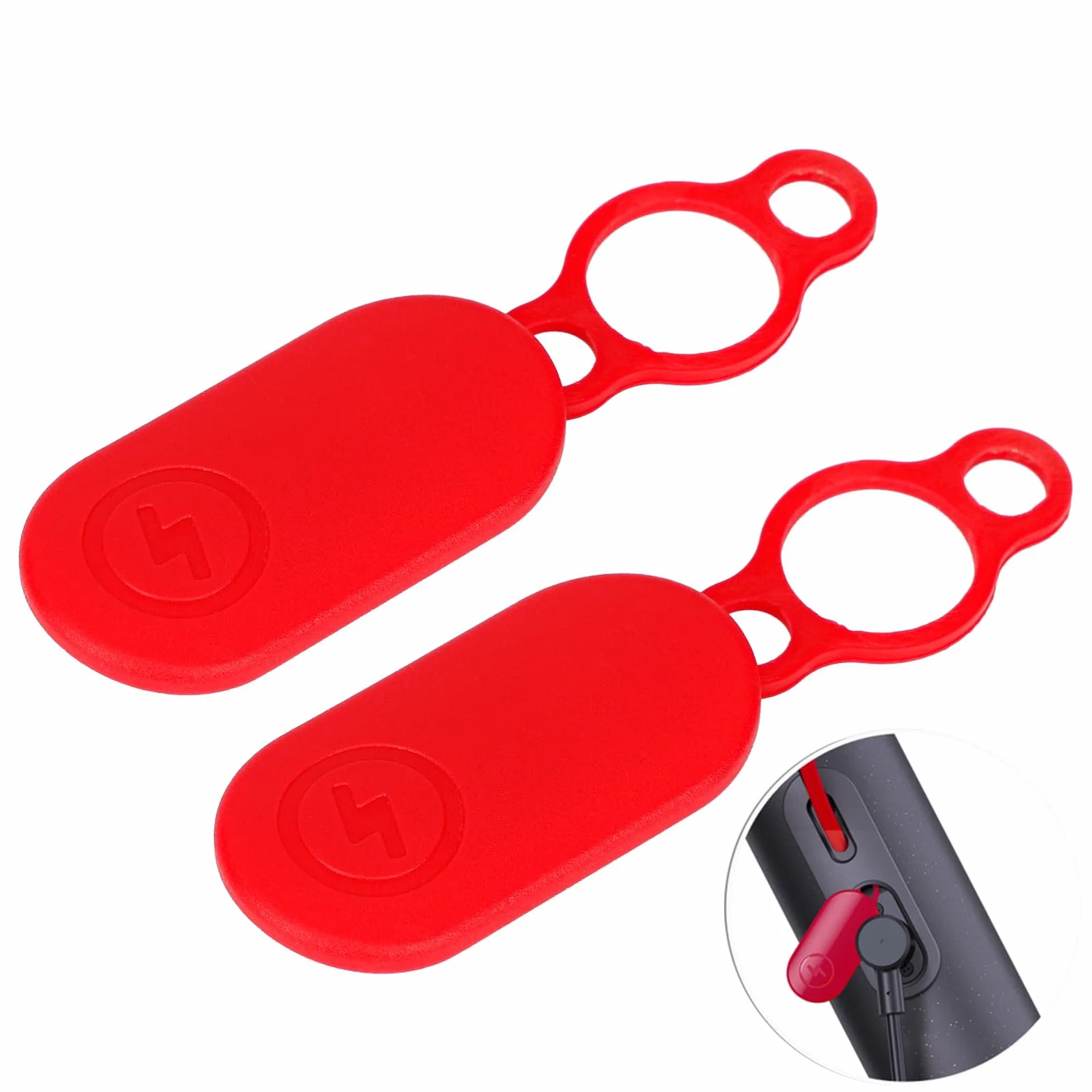 Fundas para puerto de carga Xiaomi 4/4 Pro Scooter eléctrico a prueba de polvo