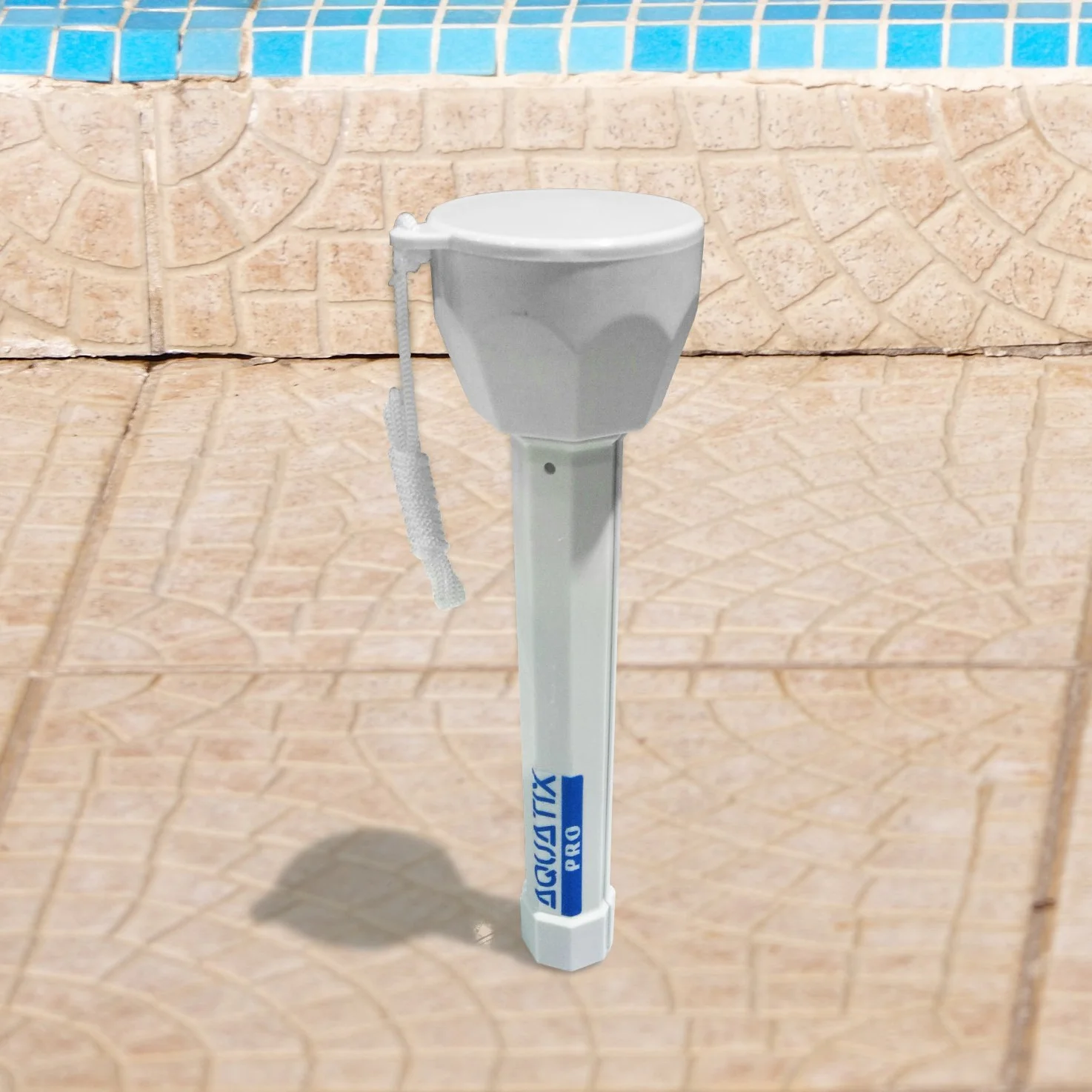 Aquatix Pro Termómetro Flotante para Piscina con Cadena, Resistente a Roturas, Exterior e Interior