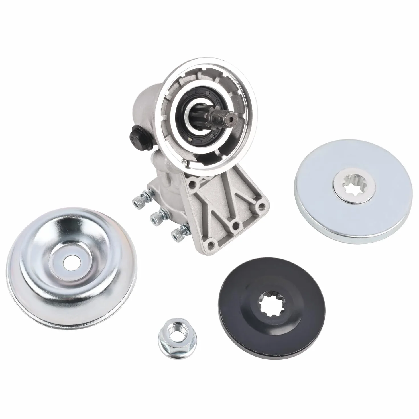 Ensamblaje de caja de engranajes 61112072R 61112072BR para Oleo Mac 753, 746 T, 750 T, 753 T, 755 T Master, Emark EM753 (32 mm, 10 dientes)