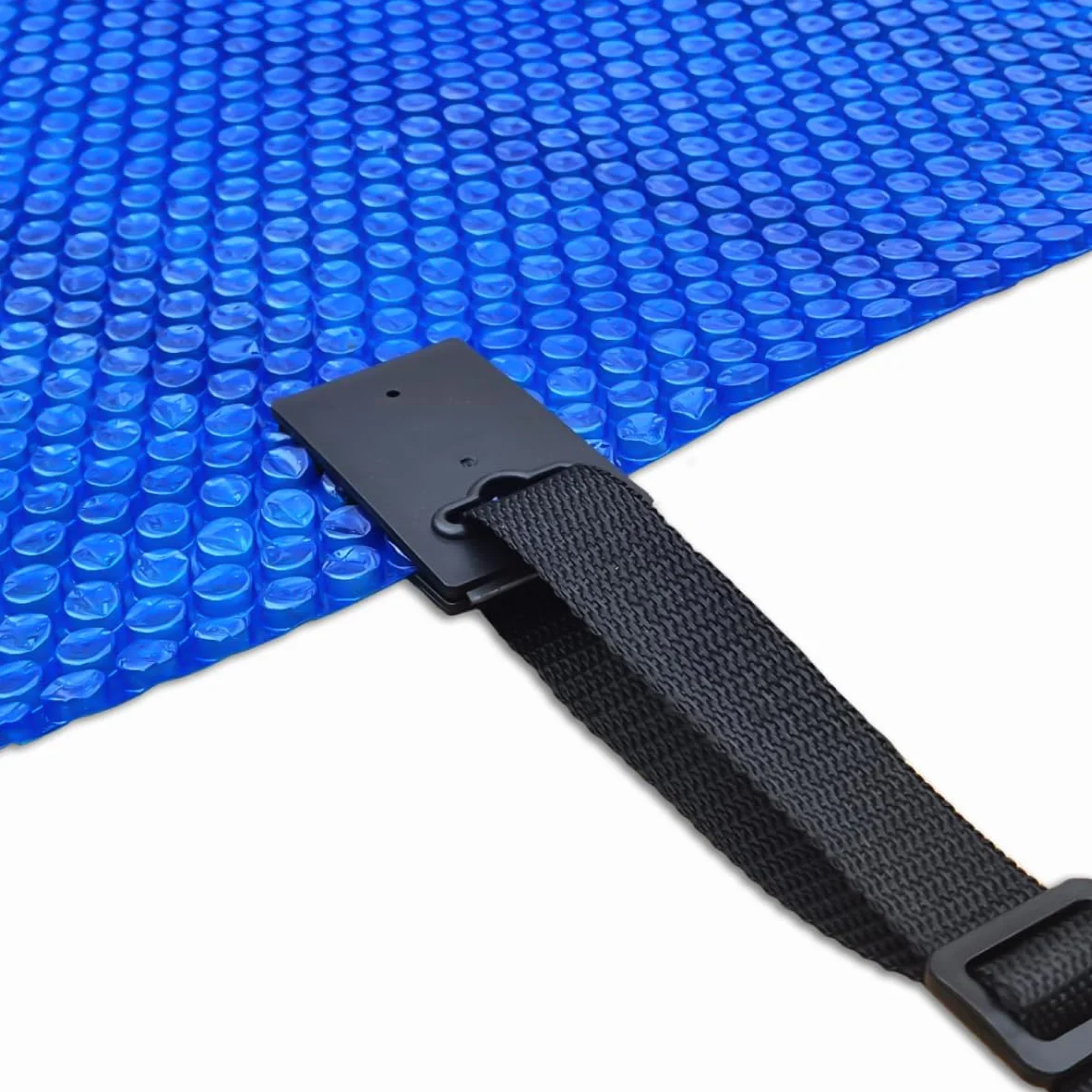 Lote de 8 Correas para enrollador con Clips cocodrilo para Cubierta a Burbujas de Piscina – Norma CE