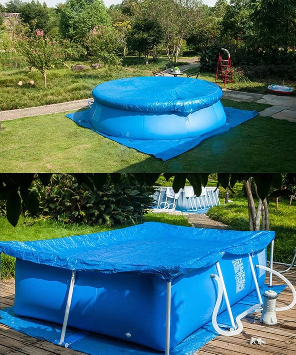 Almohadilla de Revestimiento de Piscina 5m Paños Rectangulares Impermeable a Prueba de Polvo