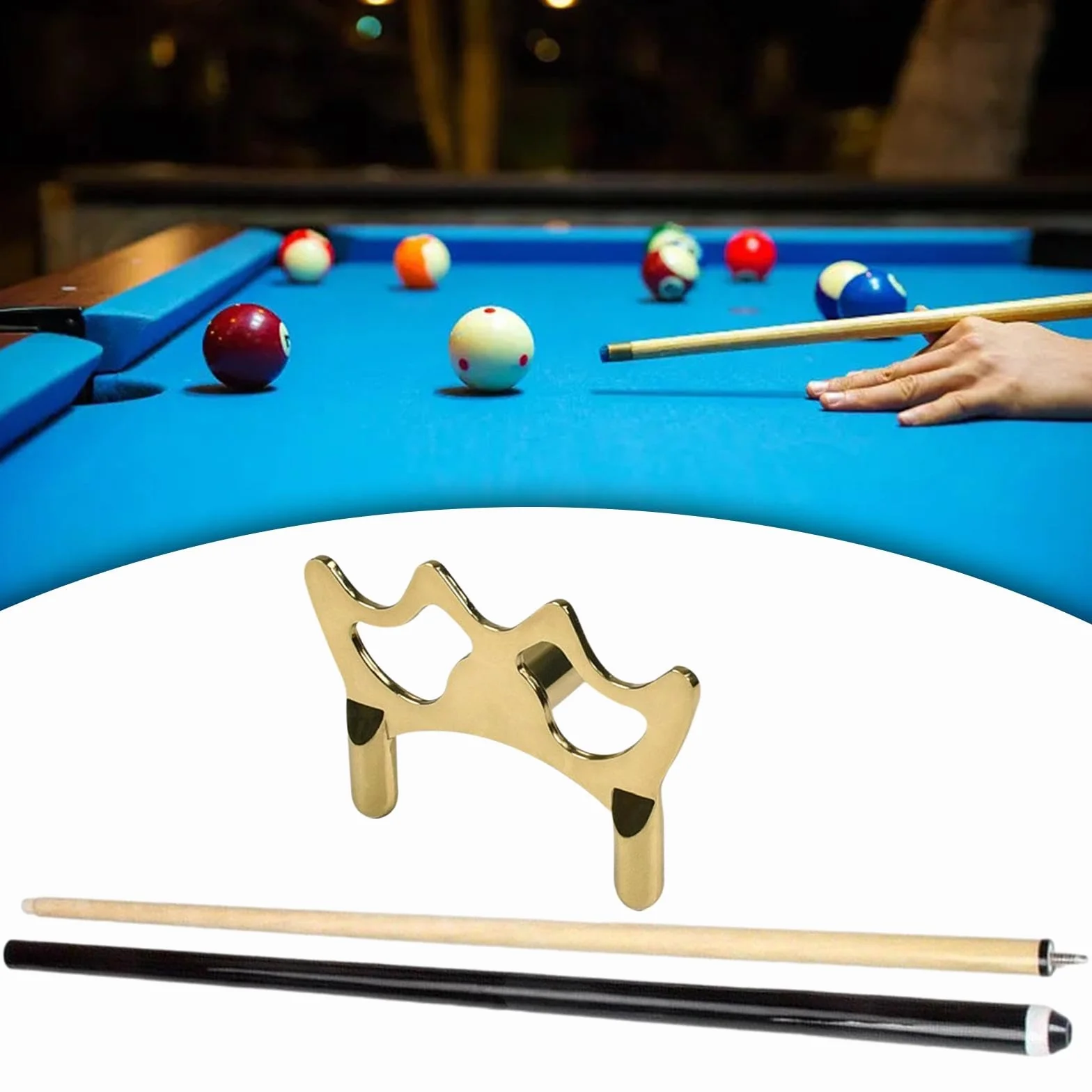 Juego de Palos de Puente para Billar, Madera de Entrenamiento de Competición
