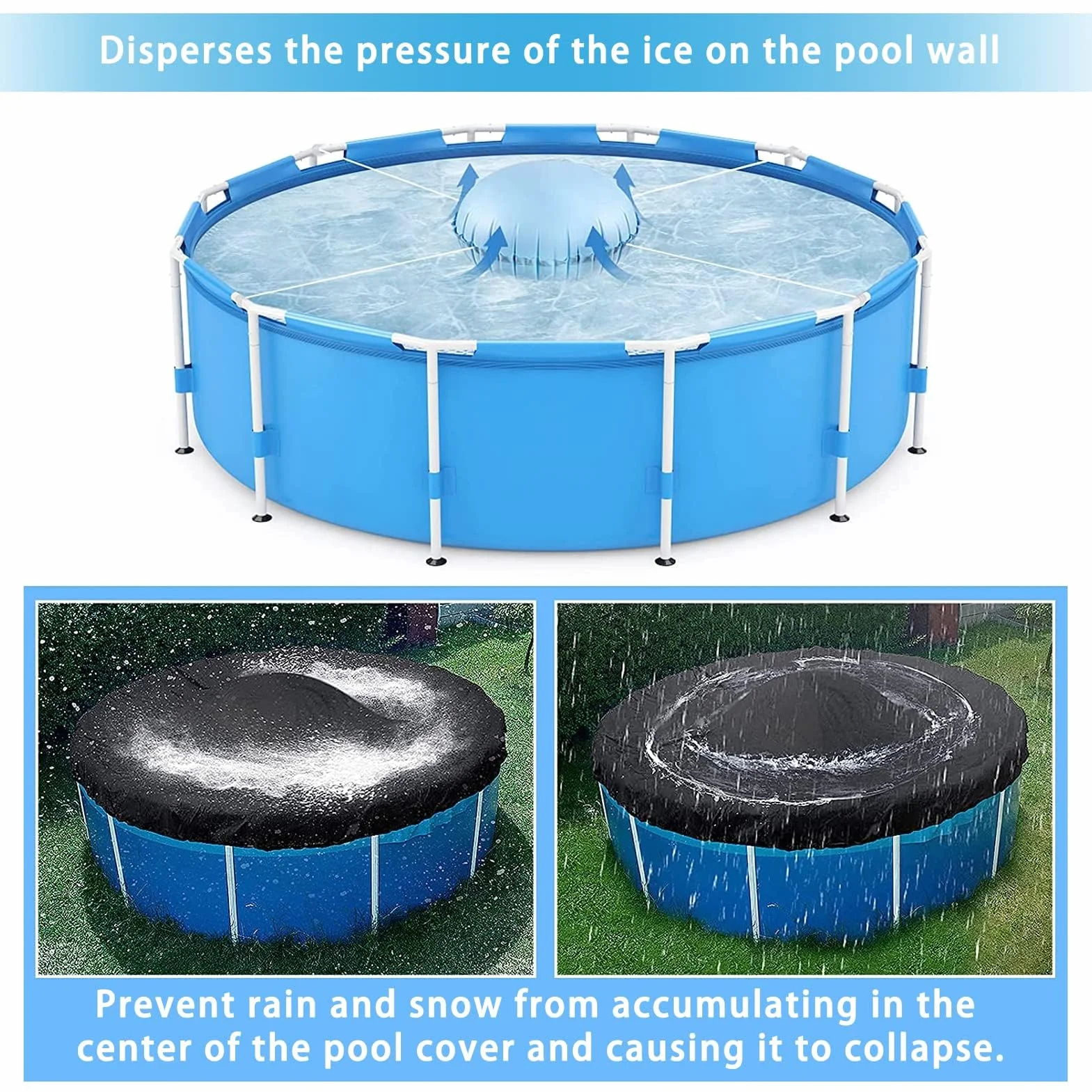 Cojín de Invierno para Piscina 4×4ft Aire Cubierta