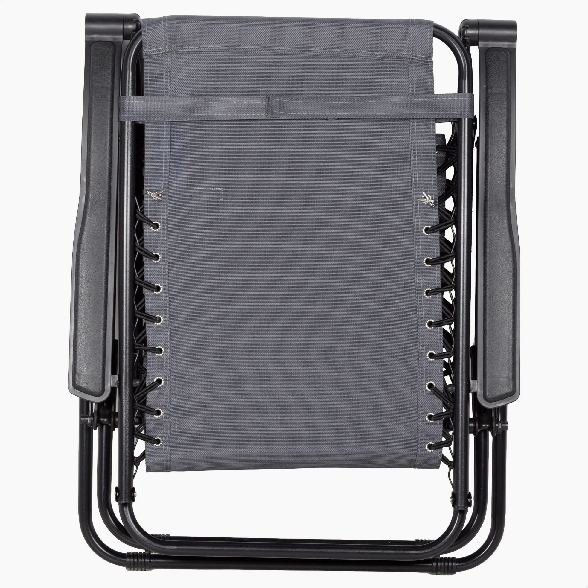 AKTIVE Tumbona jardín plegable, Color gris, 52x68x104 cm, Gravedad cero, Estructura acero, Tejido textileno, Soporta 110 kg, Antivuelco, Cojín acolchado, Hamaca terraza exterior (61166)