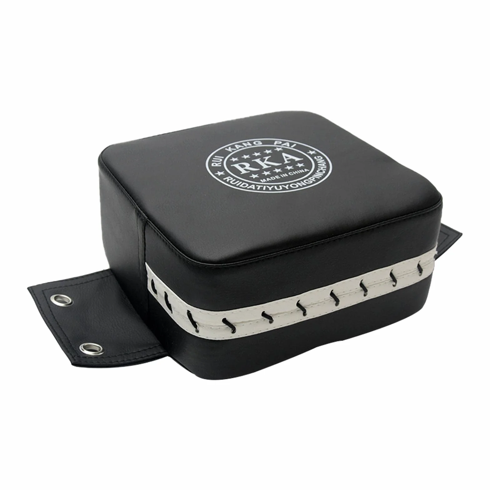 Almohadilla de Perforación de Pared, Bolsa de Boxeo Cuadrada, Accesorio de Entrenamiento para Muay Thai, Kickboxing, Artes Marciales (Negro)