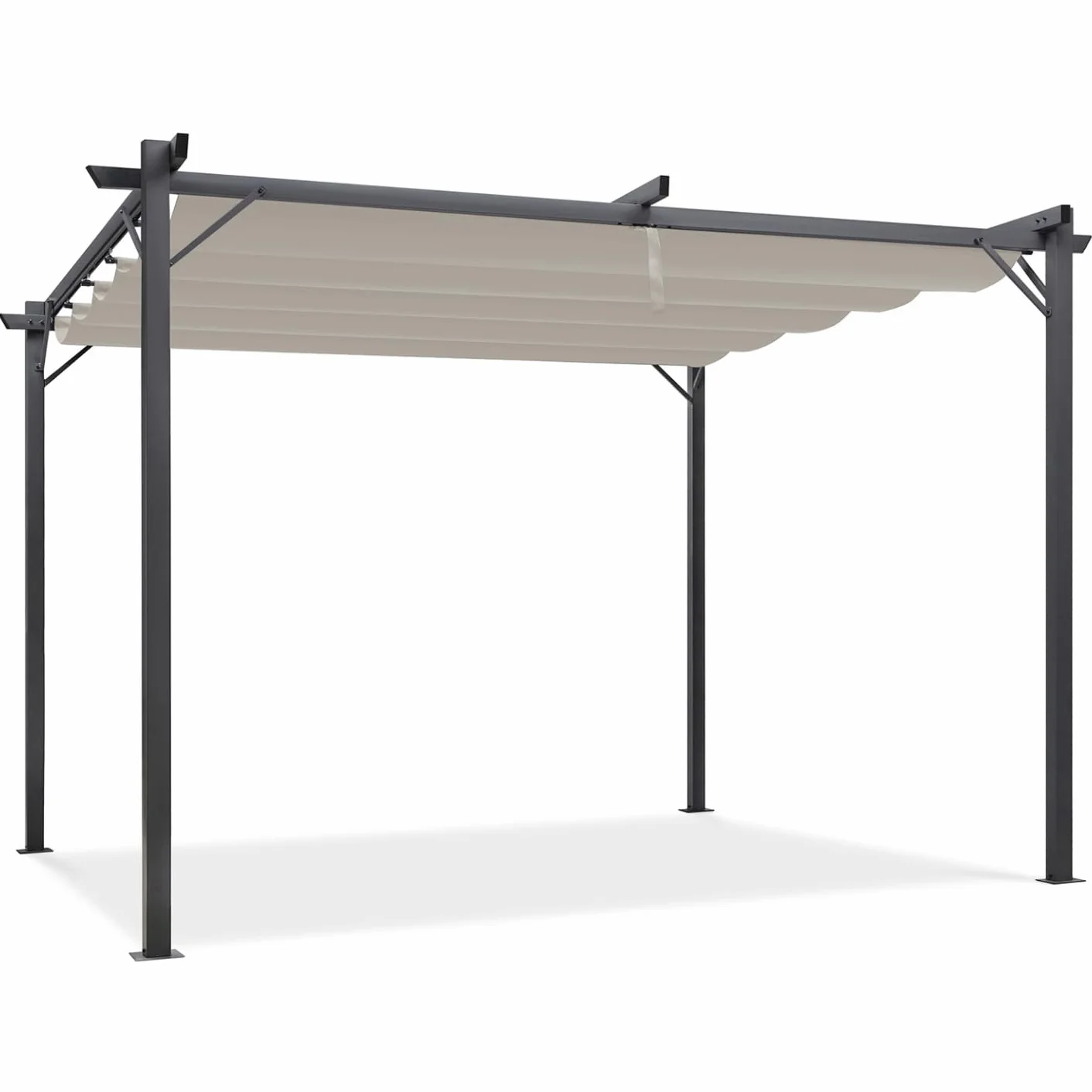 Pergola tejado retráctil Topo 3 x 4 M cenador 4 patas