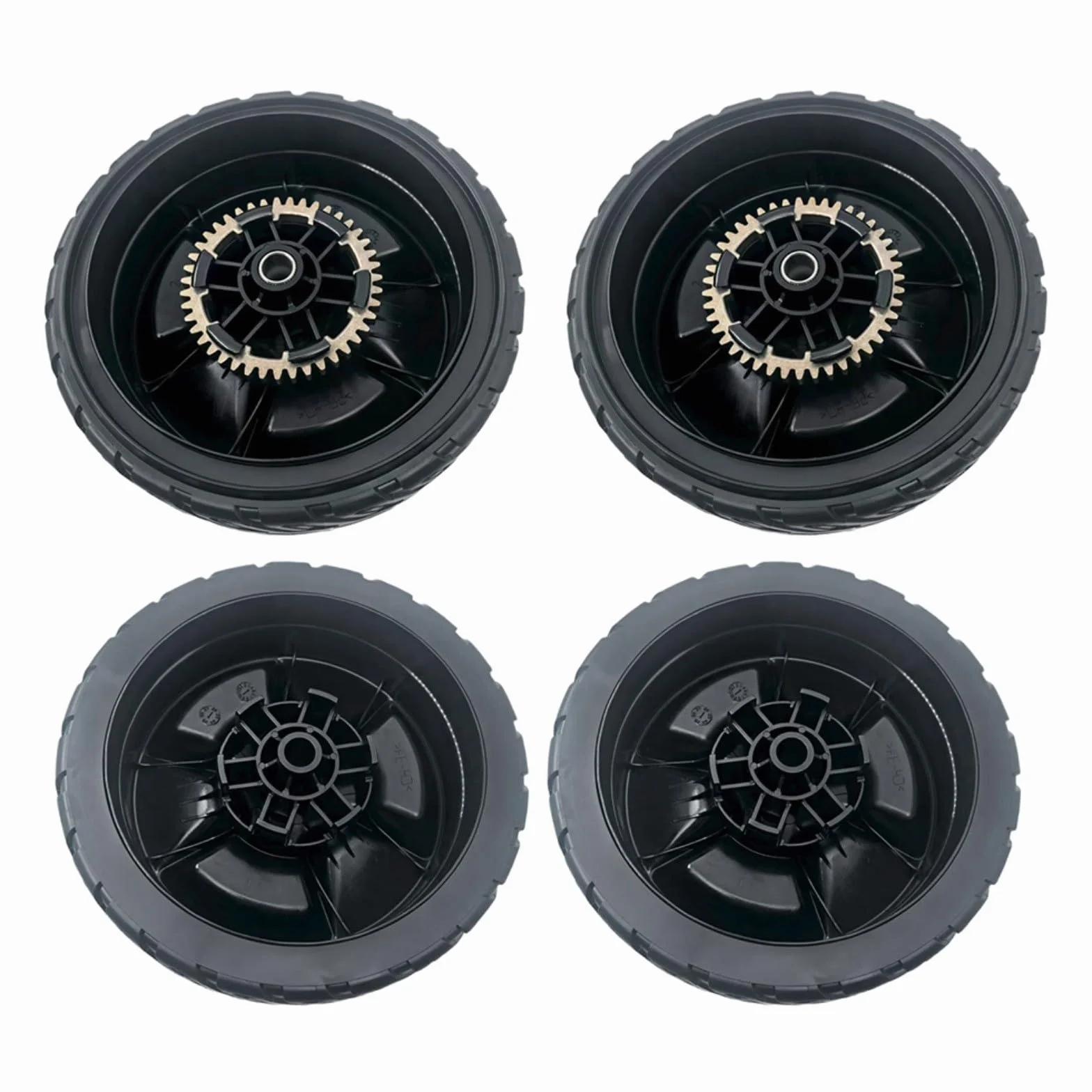 Ruedas para cortacésped y kit de engranajes de transmisión de 12 dientes, 8 pulgadas de diámetro y 2 pulgadas de ancho, para Honda HRN216 VKA VKAA para vla VLAA VYA VYAA 44710-VR8-N00ZA