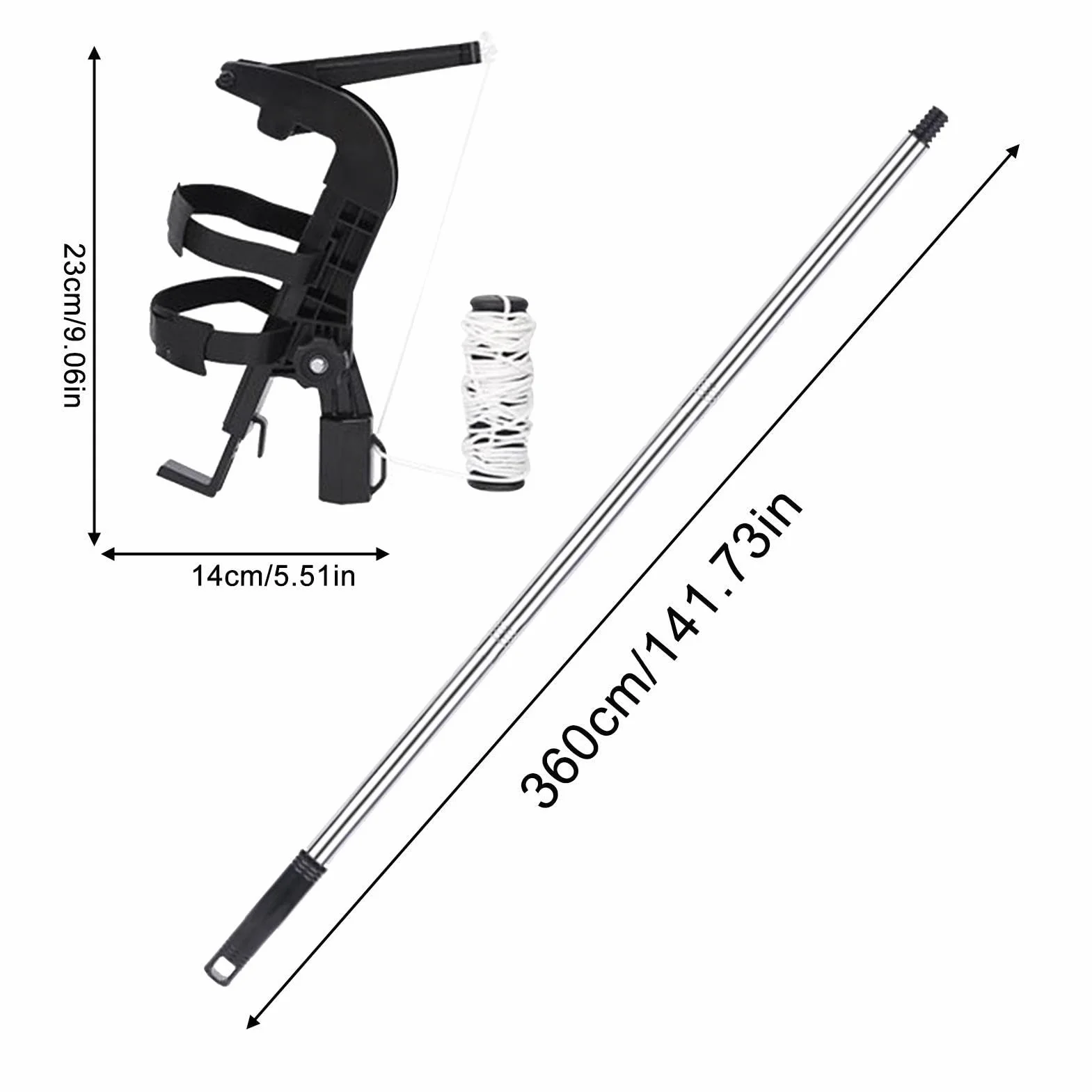 Adaptador Varilla Extensible Spray Adaptador Pulverizador Largo Alcance | Pértiga Extensible Spray Avispas Para Defensa Nidos Abejas Colmena Pintura Árboles Hojas Canaleta Jardín