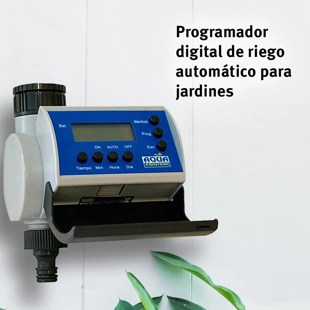 Aqua Control C4100 Programador de Riego Jardín LCD 8 Arranques día