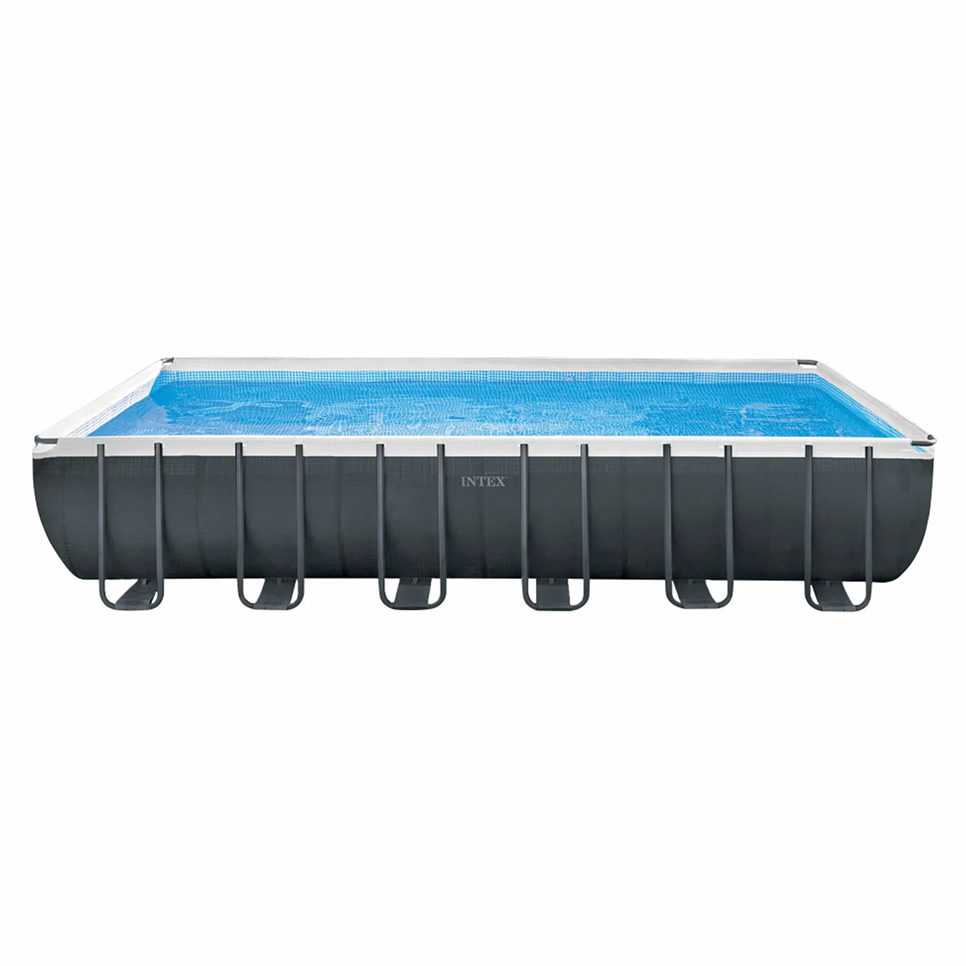 INTEX Piscina elevada Rectangular Ultra XTR Frame 732x366x132 cm depuradora