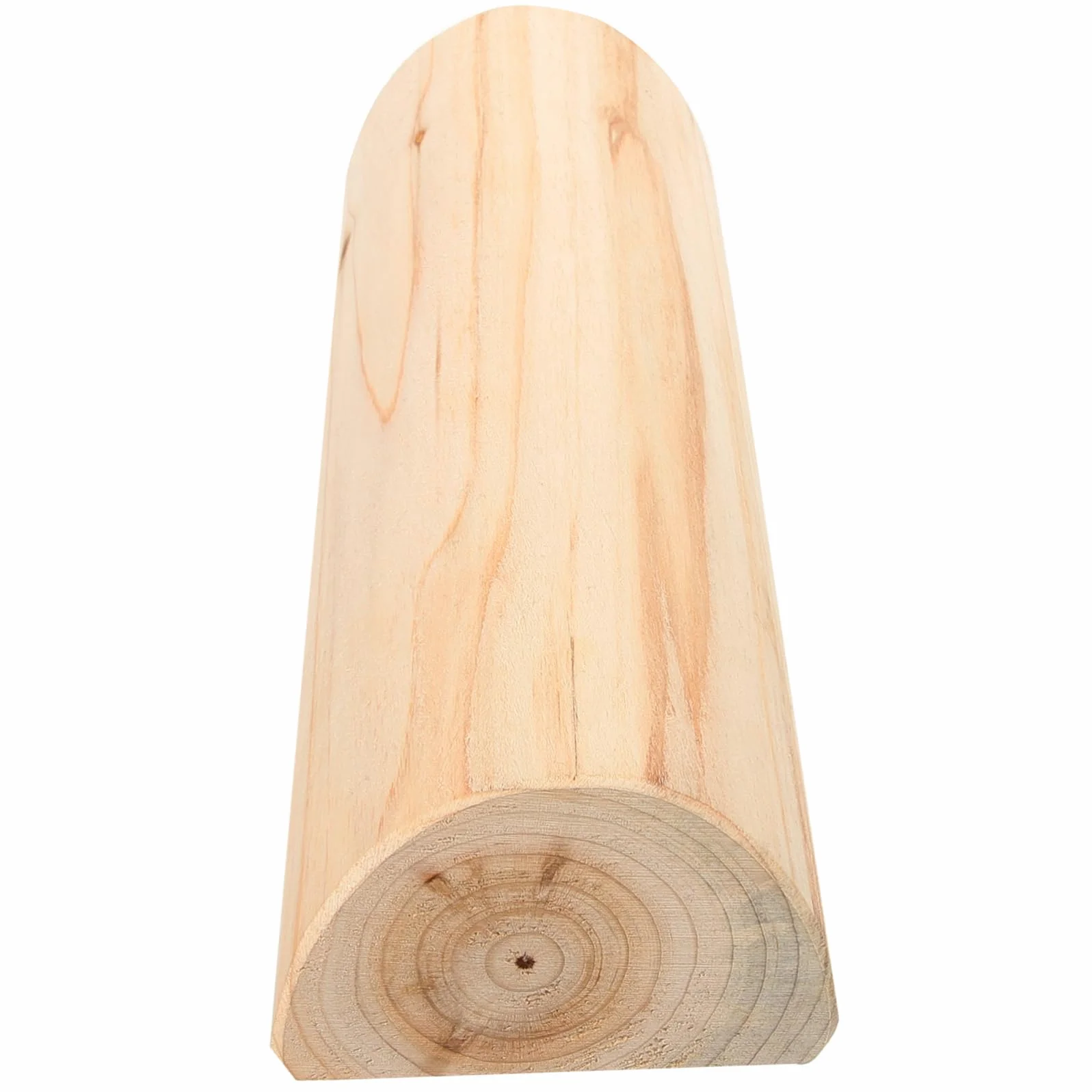 Mikinona Almohada de Madera para Masaje Cervical de 7 Cm Diseño Redondo para Uso en Sauna y Baño de Vapor