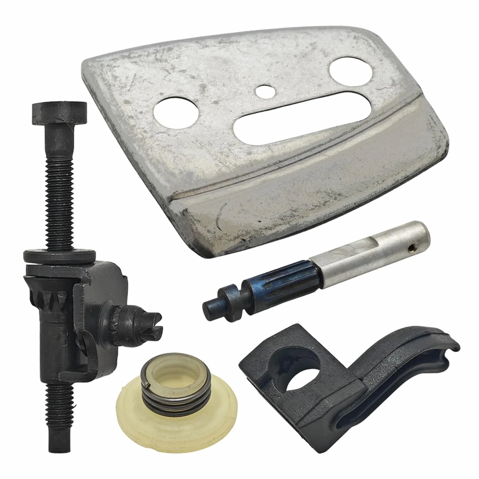 Placa de barra de bomba de aceite del tensor de cadena for motosierra Jonsered 2145, 2150, CS2141 y CS2145