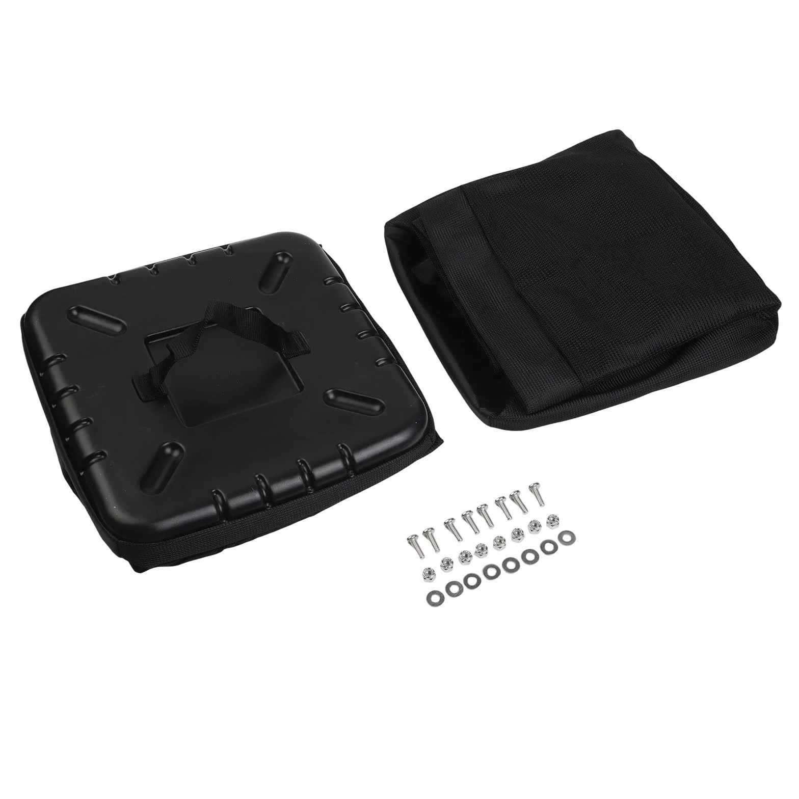 Paquete de 2 bolsas de césped para cortacésped AM122416 AM101602 compatibles con tractores de césped serie 100 D100 D110 LA120 Z225 de nailon negro de 25 pulgadas