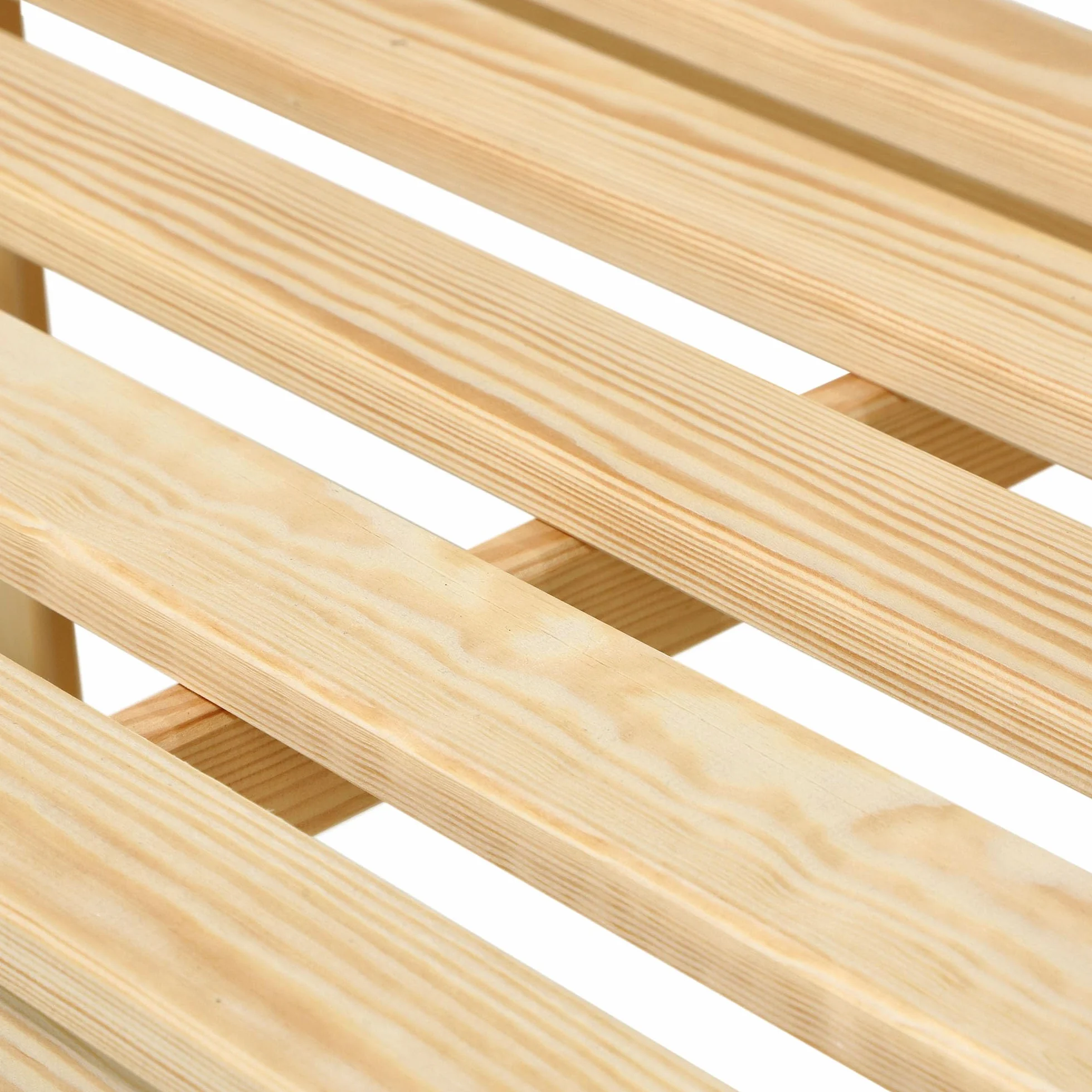 KADAX Banco de Jardín de Madera 119x44x76 cm Resistente a la Intemperie