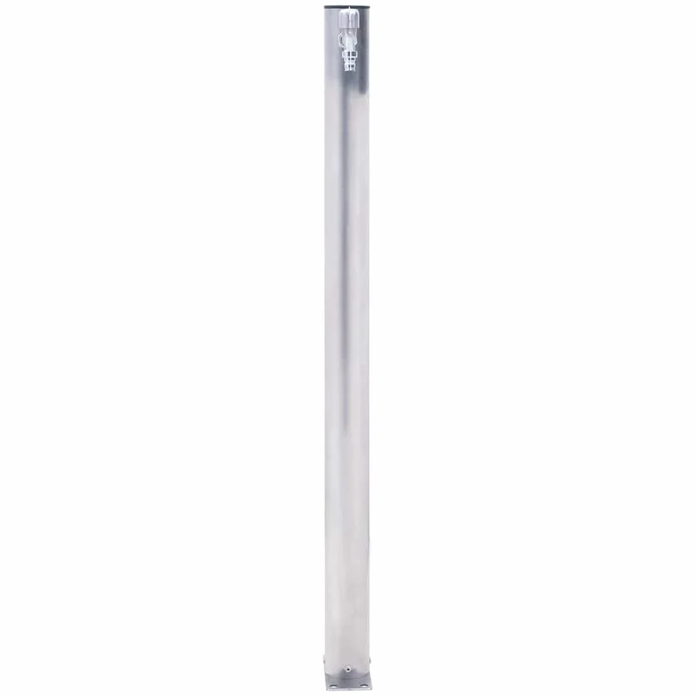 Generisch Columna de agua para jardín, diseño cuadrado, estación de agua resistente a la intemperie para jardín, terraza y patio (100 cm, redonda)