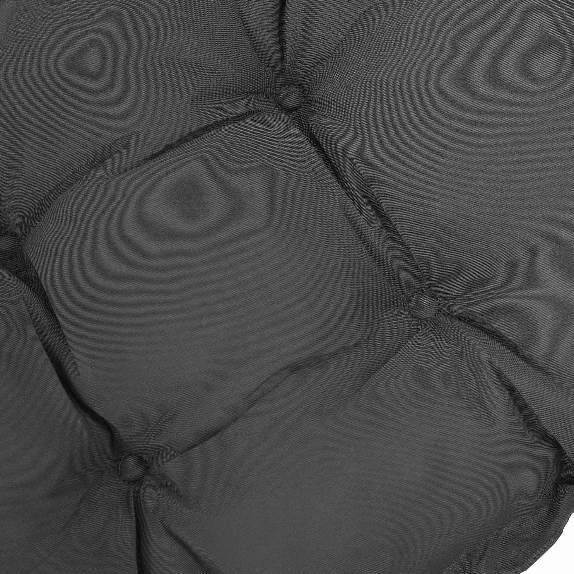 Outsunny Cojín para Banco de Jardín Acolchado 100x40x10 cm Cojín Rectangular para Interior y Exterior con Relleno Grueso y Cintas de Sujeción Gris Oscuro