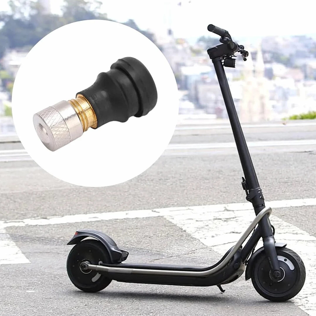 Válvula de Neumático Tubeless 4Pcs - Válvula antiretorno Aire Compatible con Patinete Eléctrico - Recta, Reemplazo
