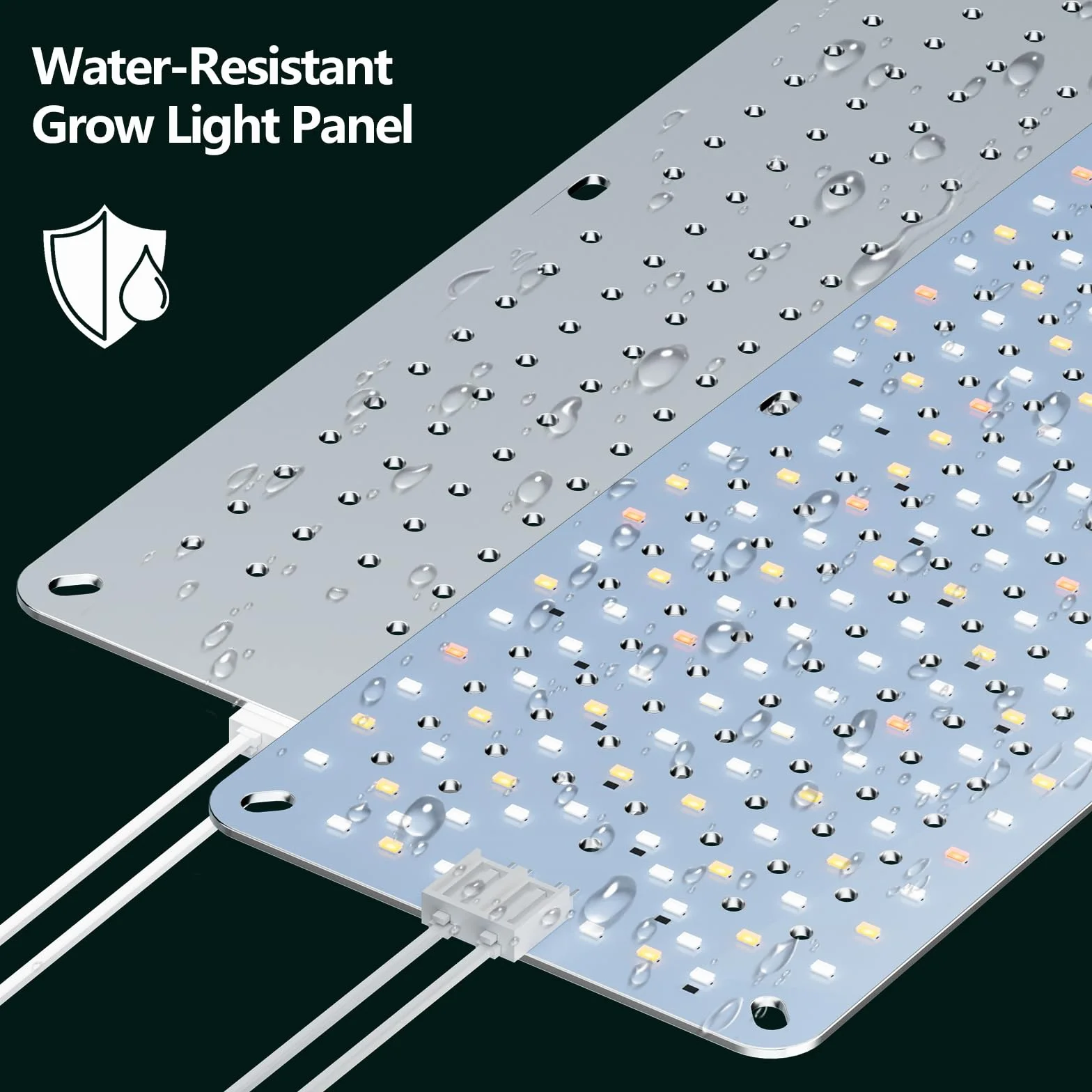 COKOLILA Lámparas LED de Crecimiento para Plantas Interior, 768 LEDs Espectro Completo con Temporizador 4/8/12/16/20h, Panel Cultivo