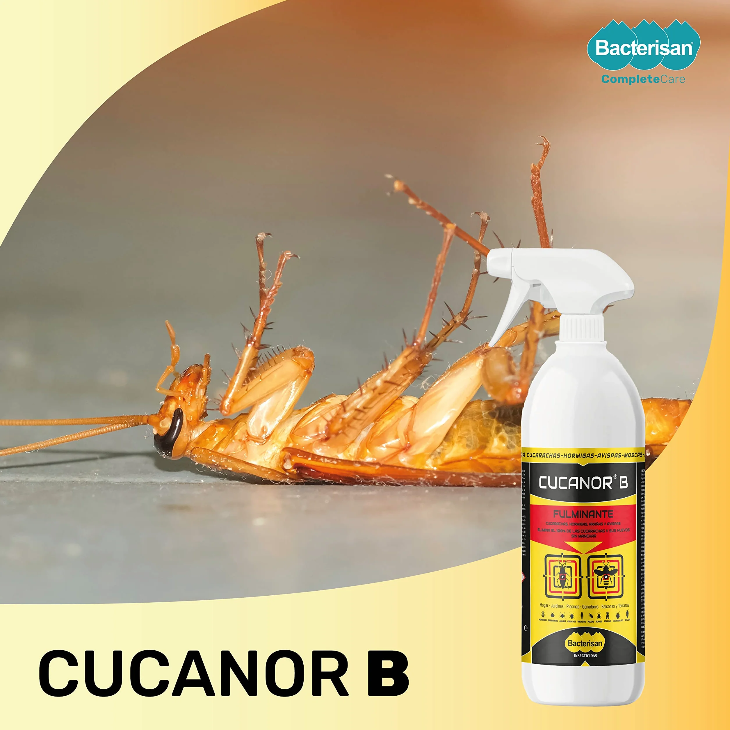 BACTERISAN Cucanor B 750ml Spray Insecticida insectos rastreros voladores