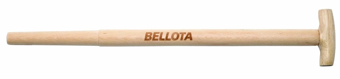 Bellota M 5501 MSB Mango de Madera sin Barnizar, Negro/Gris/Marrón