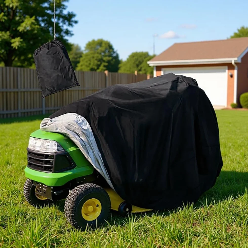 Cubierta para Cortacésped para MTD 330 1964-1969, Oxford Funda Protectora Impermeable Anti Viento Accesorios Tractor Cortacésped