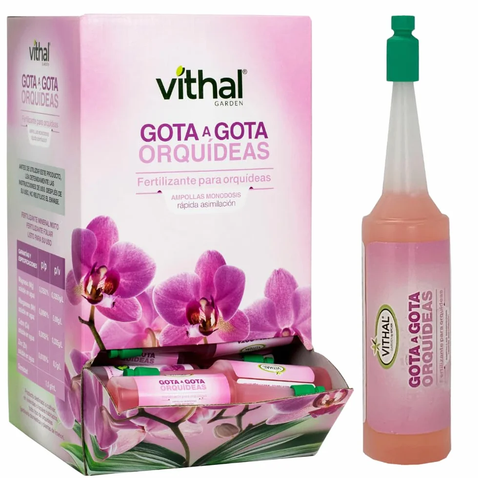 VITHAL Fertilizante Gota A Gota Orquídeas 32ml Monodosis 6 Unidades