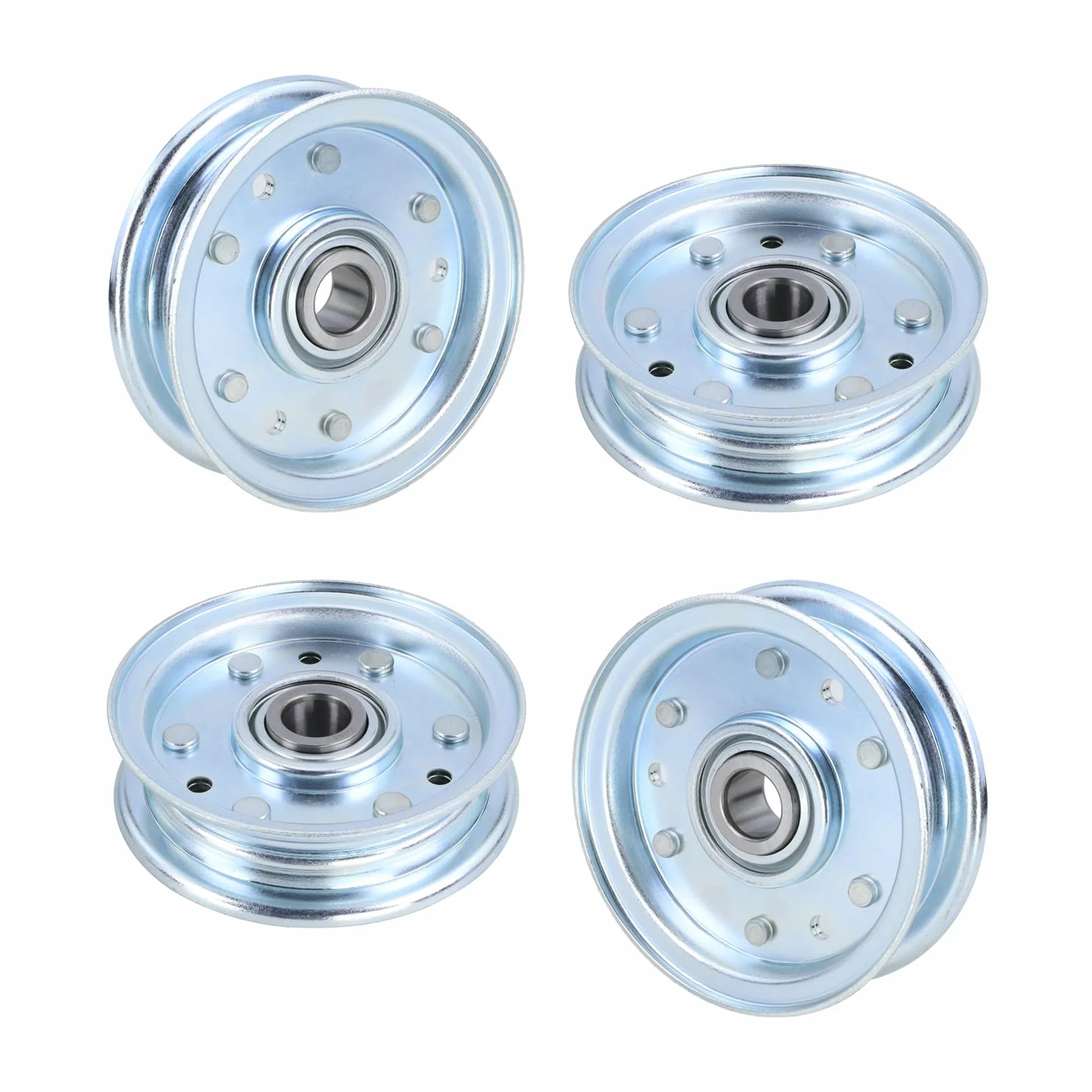 Polea tensora 164090 compatible con cortacésped King Kutter RFM Series de 4 pies, 5 pies y 6 pies (paquete de 4)