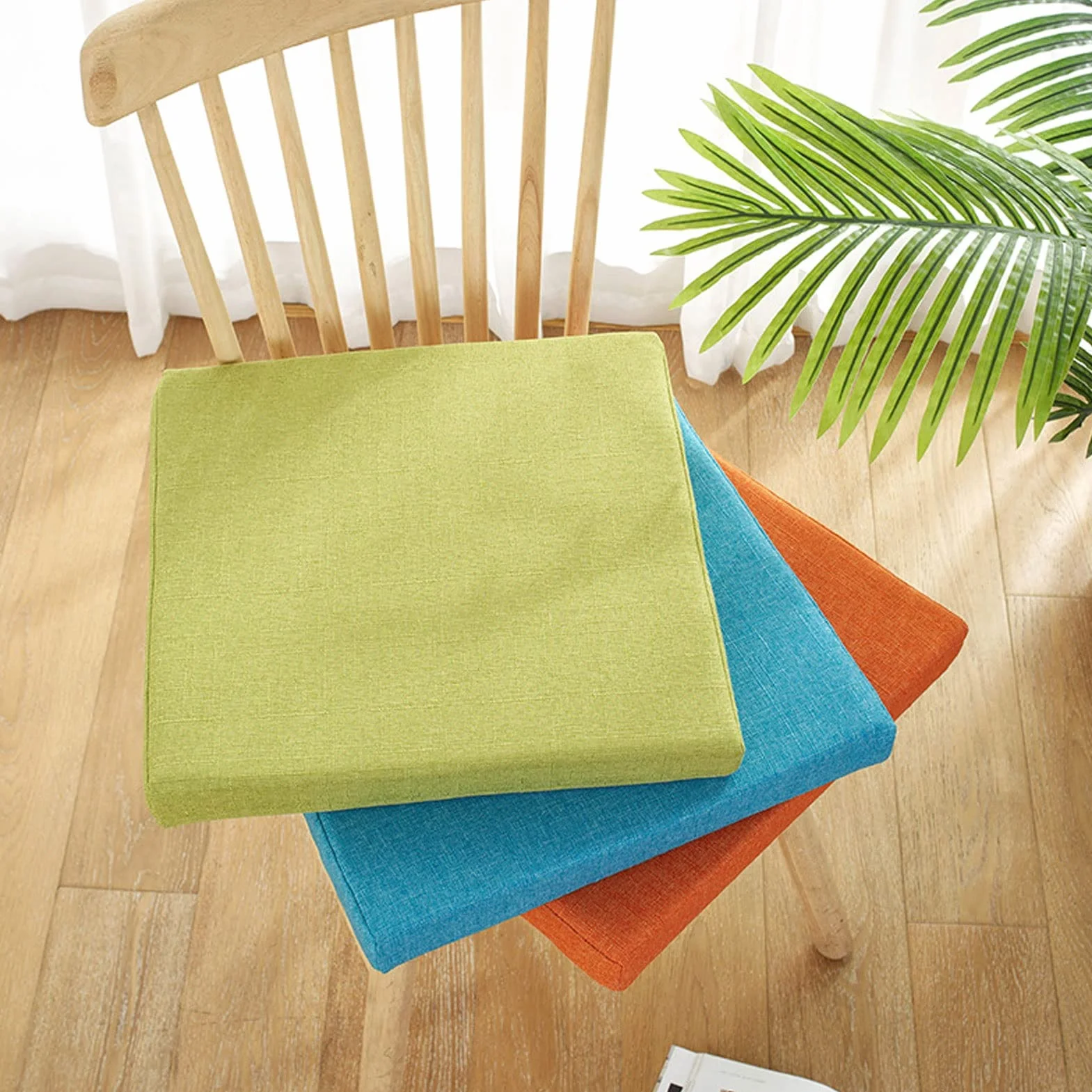 Pcevathiy Cojin a Medida, Cojines para Bancos Tamaño Personalizado, Cojín Asiento De Silla Larga Interior, Parte Inferior Antideslizante Cojines Sillas Exterior (3cm Espesor)