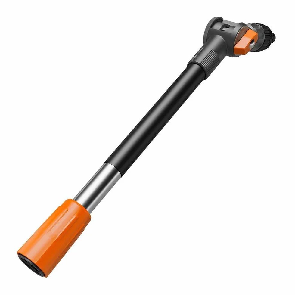 Gardena Mango Flex 18806-20: Mango de limpieza con articulación flexible, ajuste 45°, aluminio, prolongación 53 cm