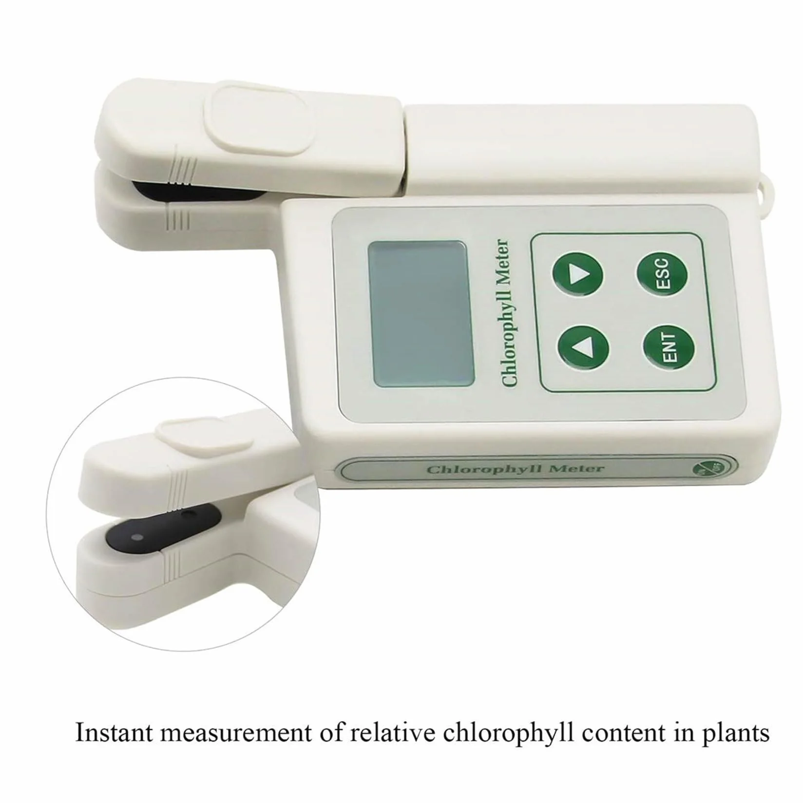 Medidor de Clorofila SPAD Portátil 0.0-99.9 Detector de Mano Analizador de Plantas