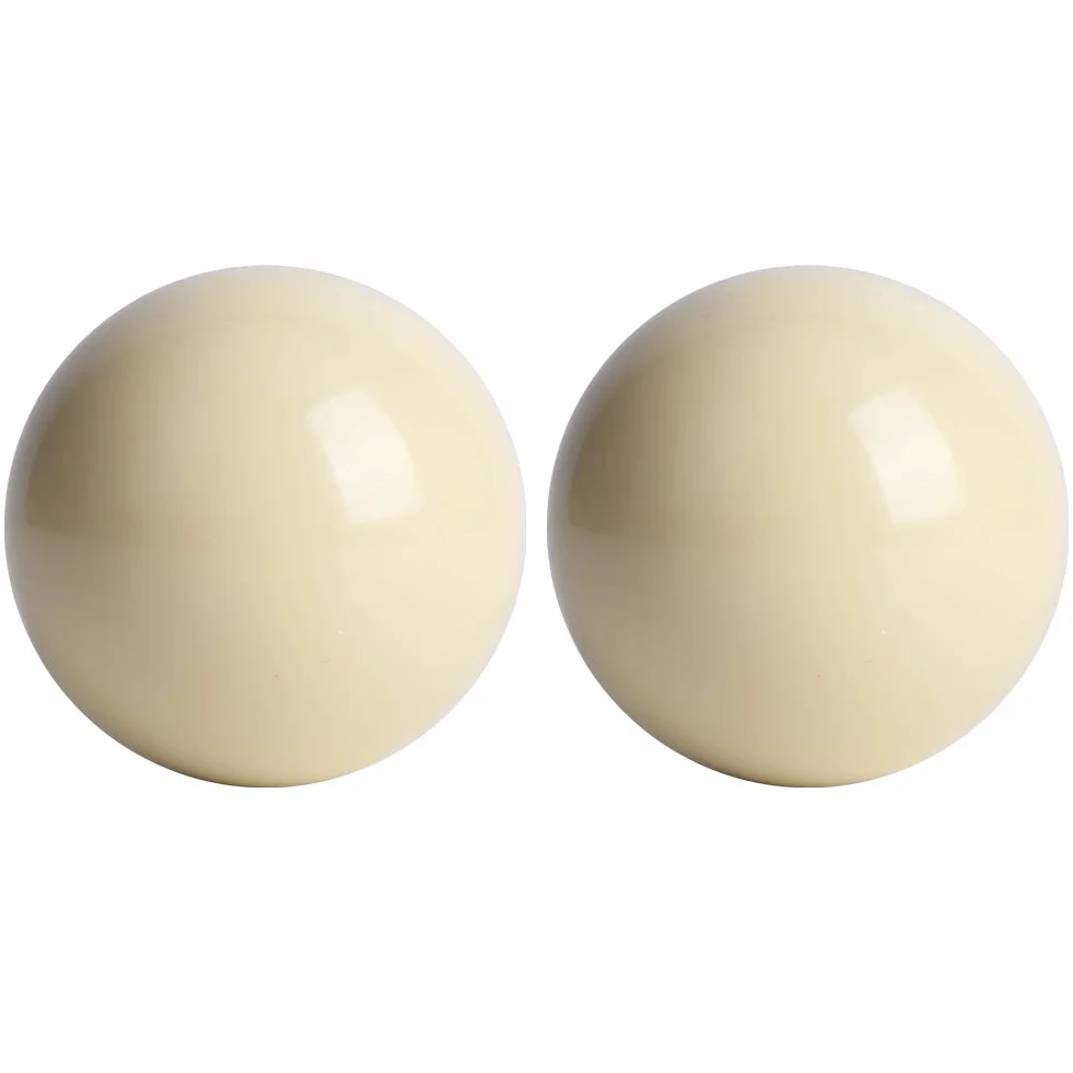 DEWIN Bola de Billar Blanca 5.72cm 2 Piezas Estándar