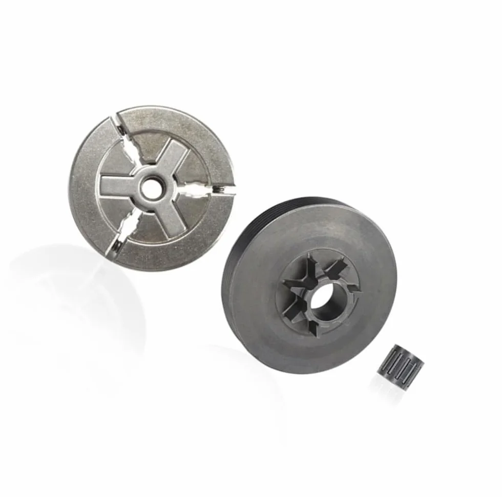 Tambor de Embrague, cojinete de Agujas de Embrague, Ajuste Universal, Motosierra 4500, 5200, 5800, Tipo Chino, Motor de 45 CC, 52 CC y 58 CC.(1 Set)