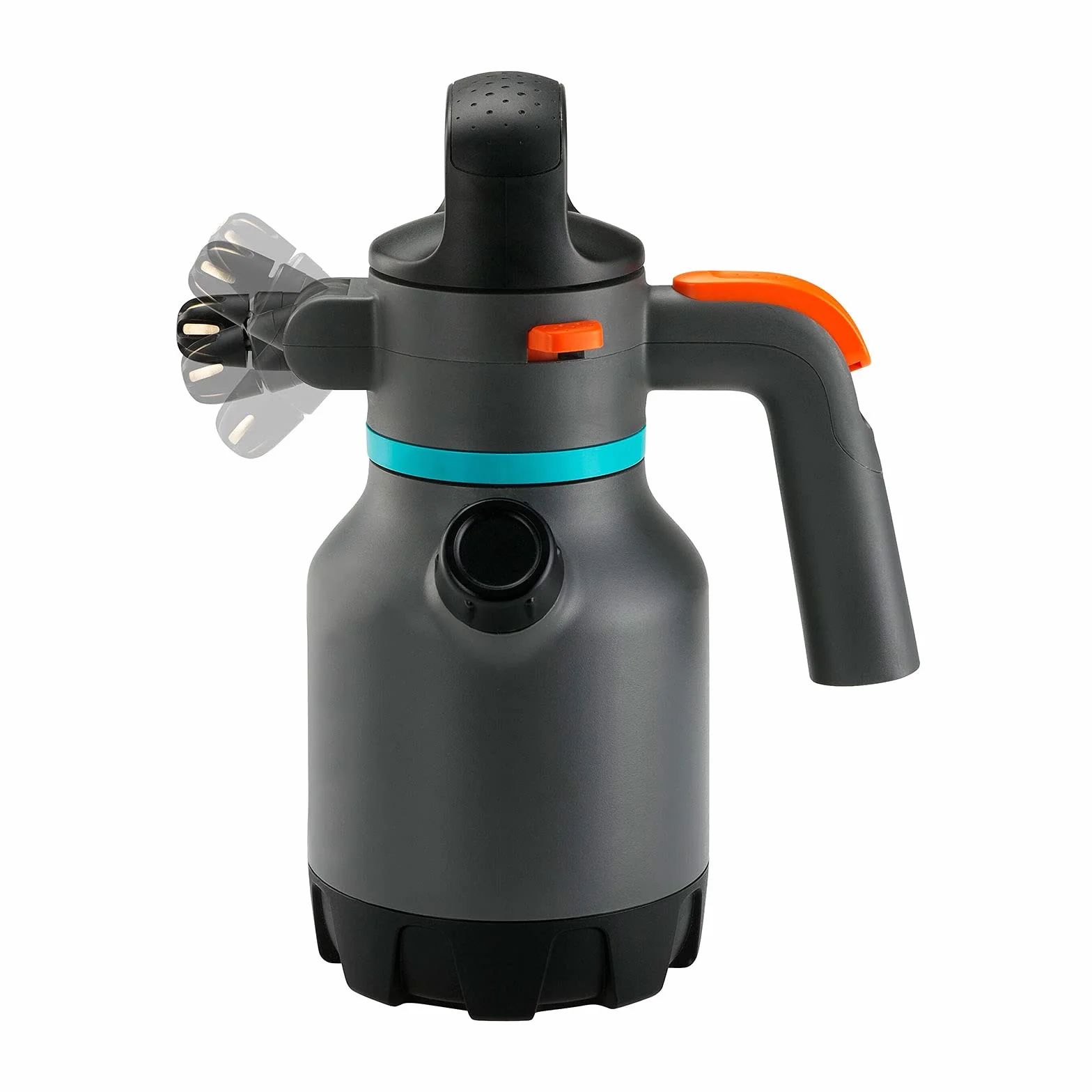 Gardena Pulverizador a presión, Turquesa, Negro, Gris, Naranja, 1,25 l