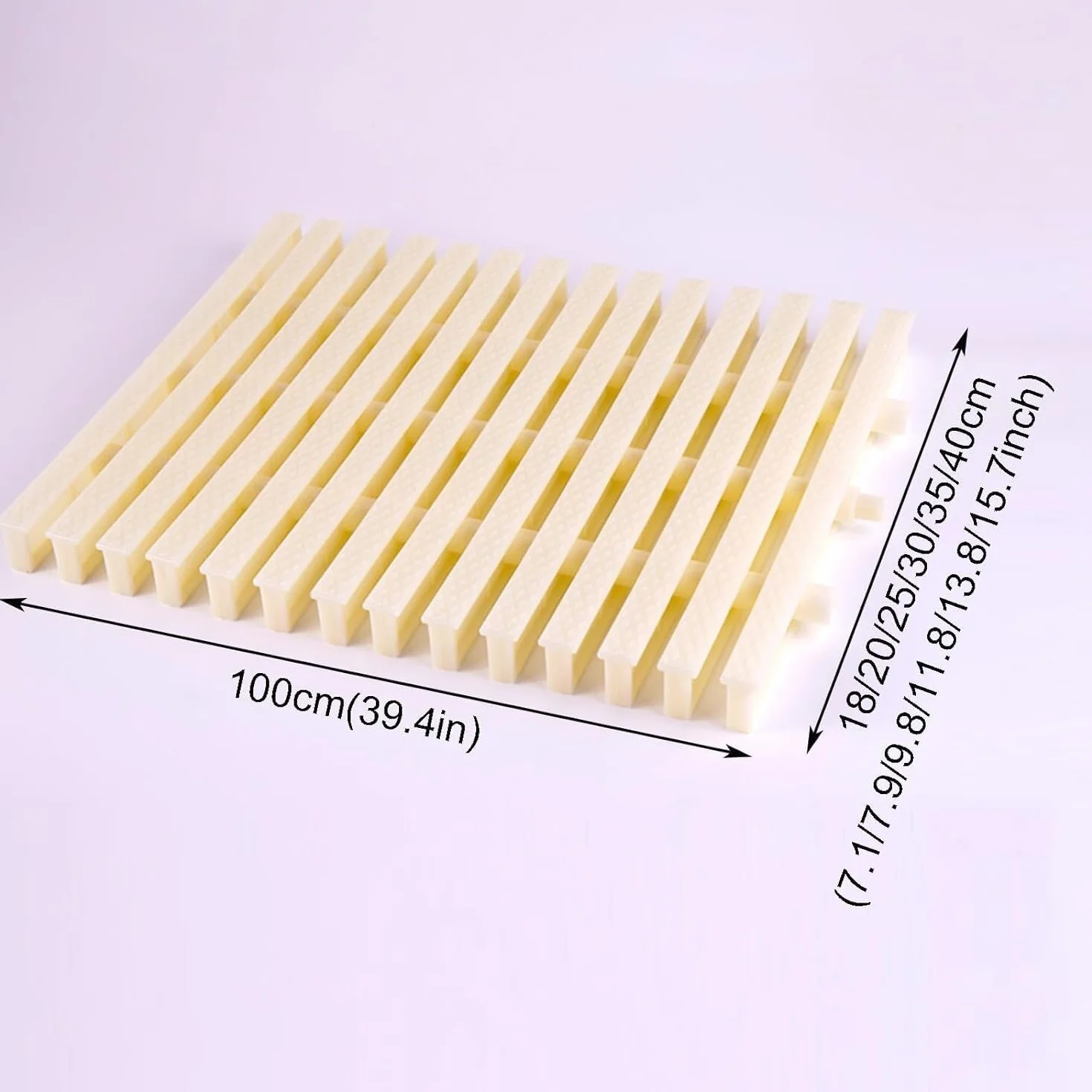 Rejilla De Piscina Plástico Cubierta Drenaje Duradera Beige 35cm 2pcs