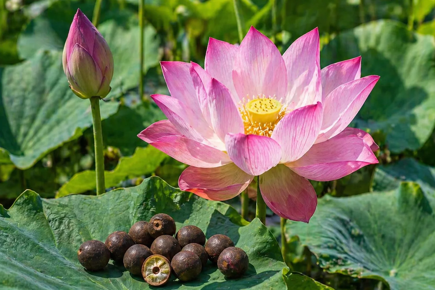 Flor de Loto Nelumbo Nucifera 30 Semillas Premium Edición Pro Master