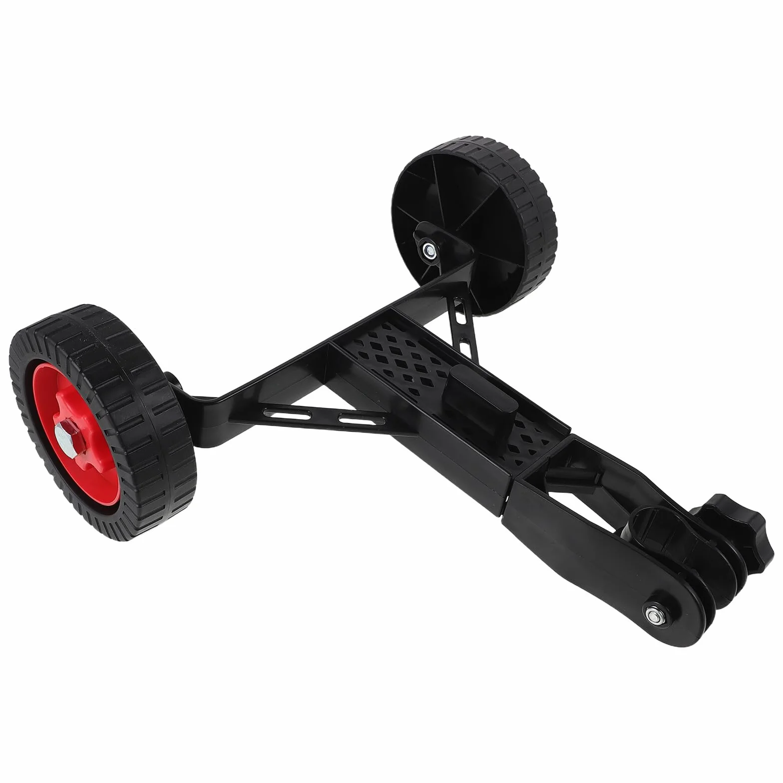 Rueda de Soporte para Desbrozadora de Hilo Manual Negra | Acero Inoxidable y Plástico, Antideslizante para Senderos y Entornos Exteriores Complejos, Repuesto para Máquina