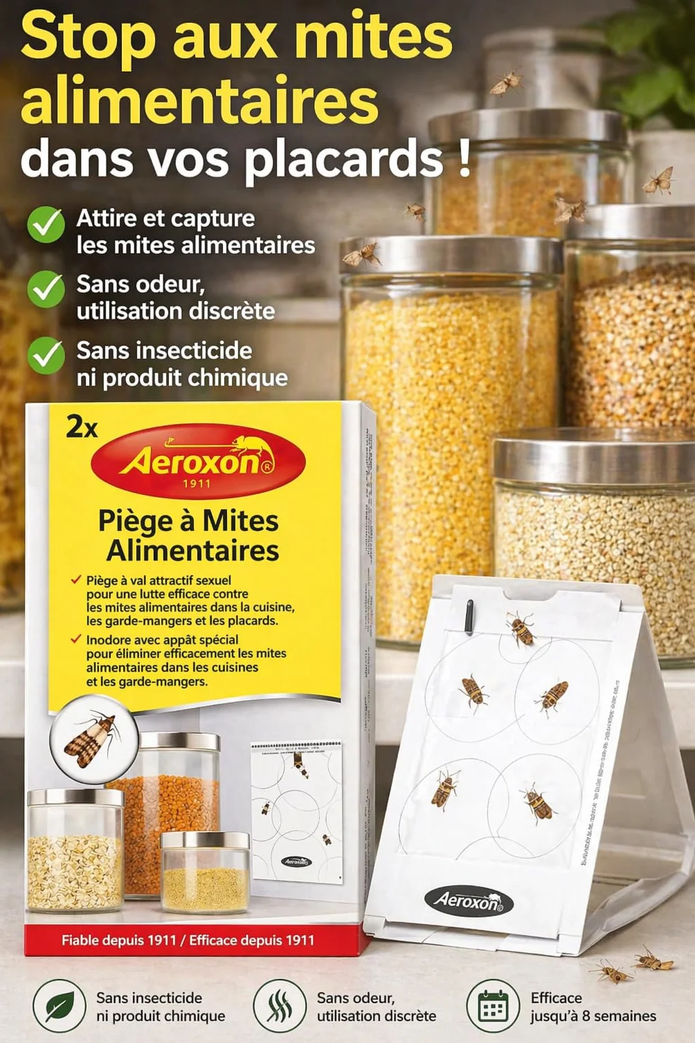 Aeroxon Insect Control GmbH Trampa para polillas de Comida