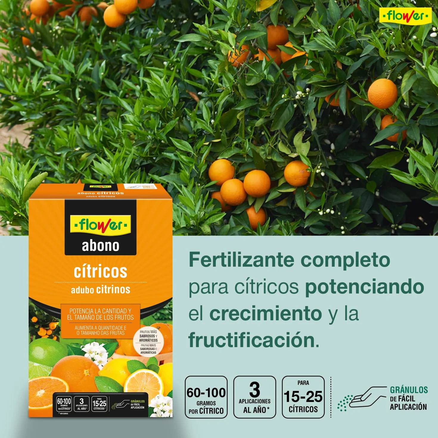 Abono cítricos 2 kg, 20.4x7.5x31 cm