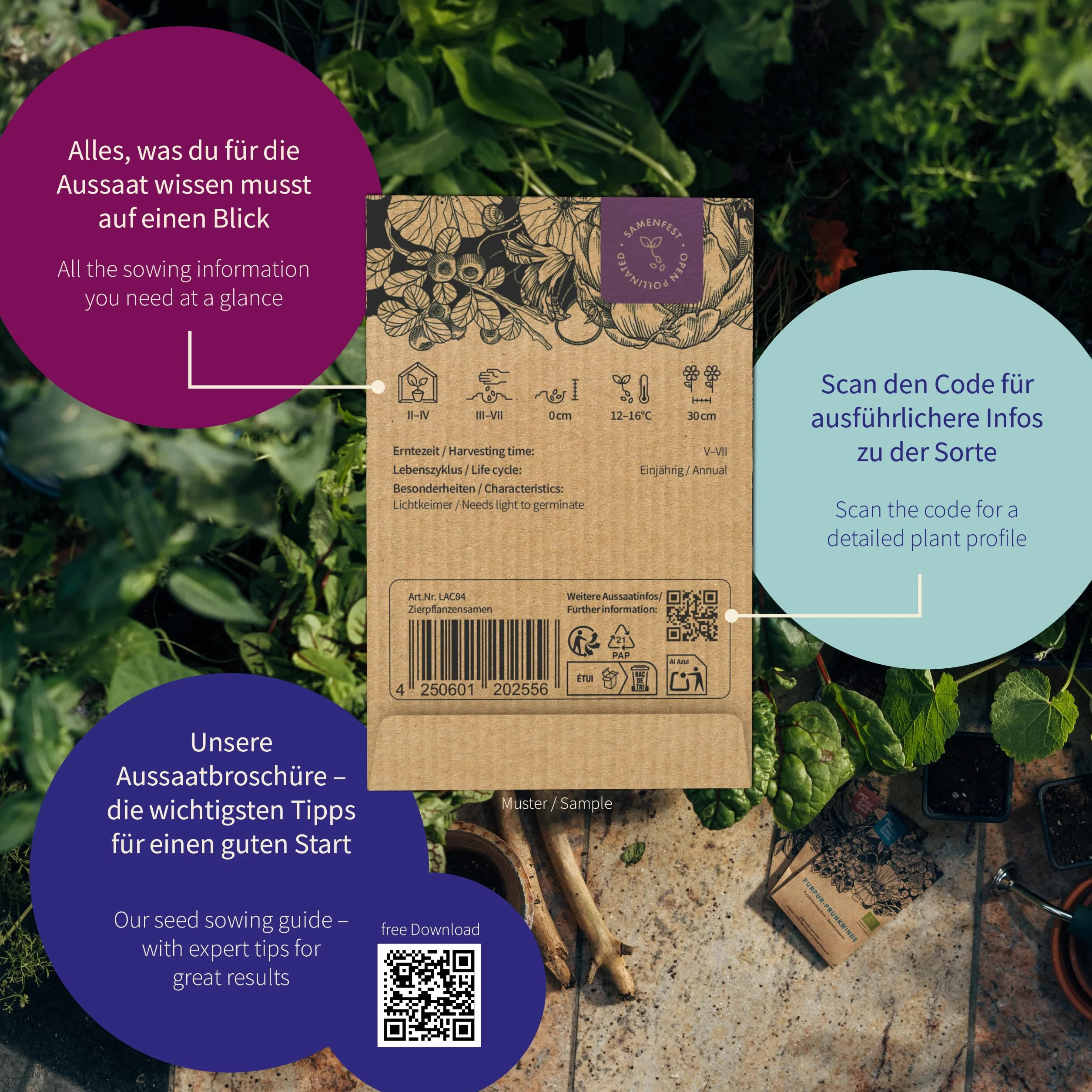 Magic Garden Seeds Maceta de hierbas mini jardín de hierbas balcón cocina caja semillas 9 hierbas aromáticas