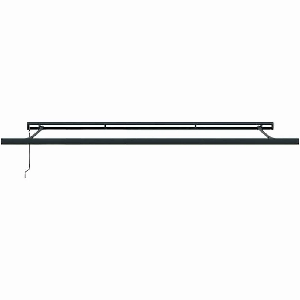 Toldo de brazo articulado manual con manivela 400 x 300 cm burdeos | Toldo manual para terraza, patio y restauración. Totalmente ajustable para una protección solar óptima al aire libre.