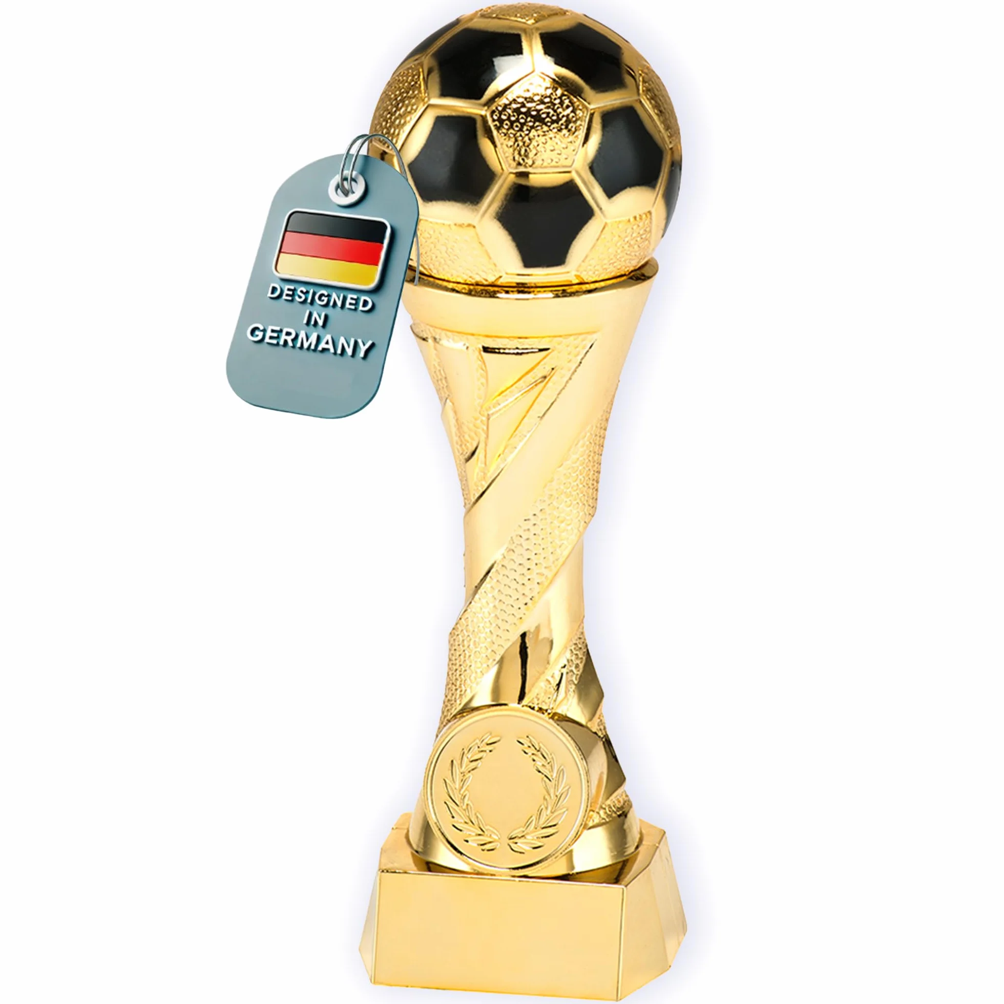 Larius Trofeo de fútbol Oro Plata Grabado Personalizado