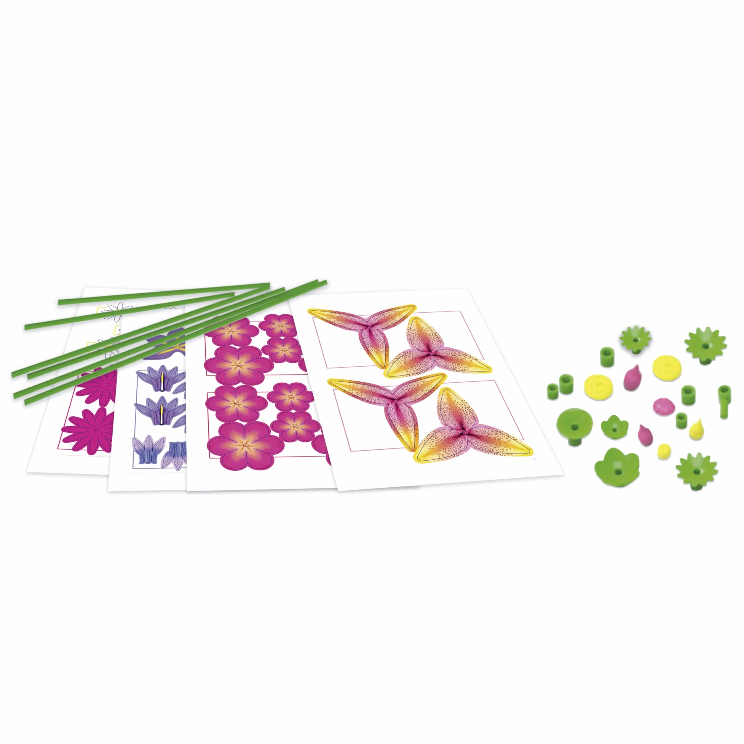 Educa Ramo de Flores Silvestres Floral Art Kit Manualidad 19 Flores Papel sin Pegamento ni Tijeras 14+ Años 20141