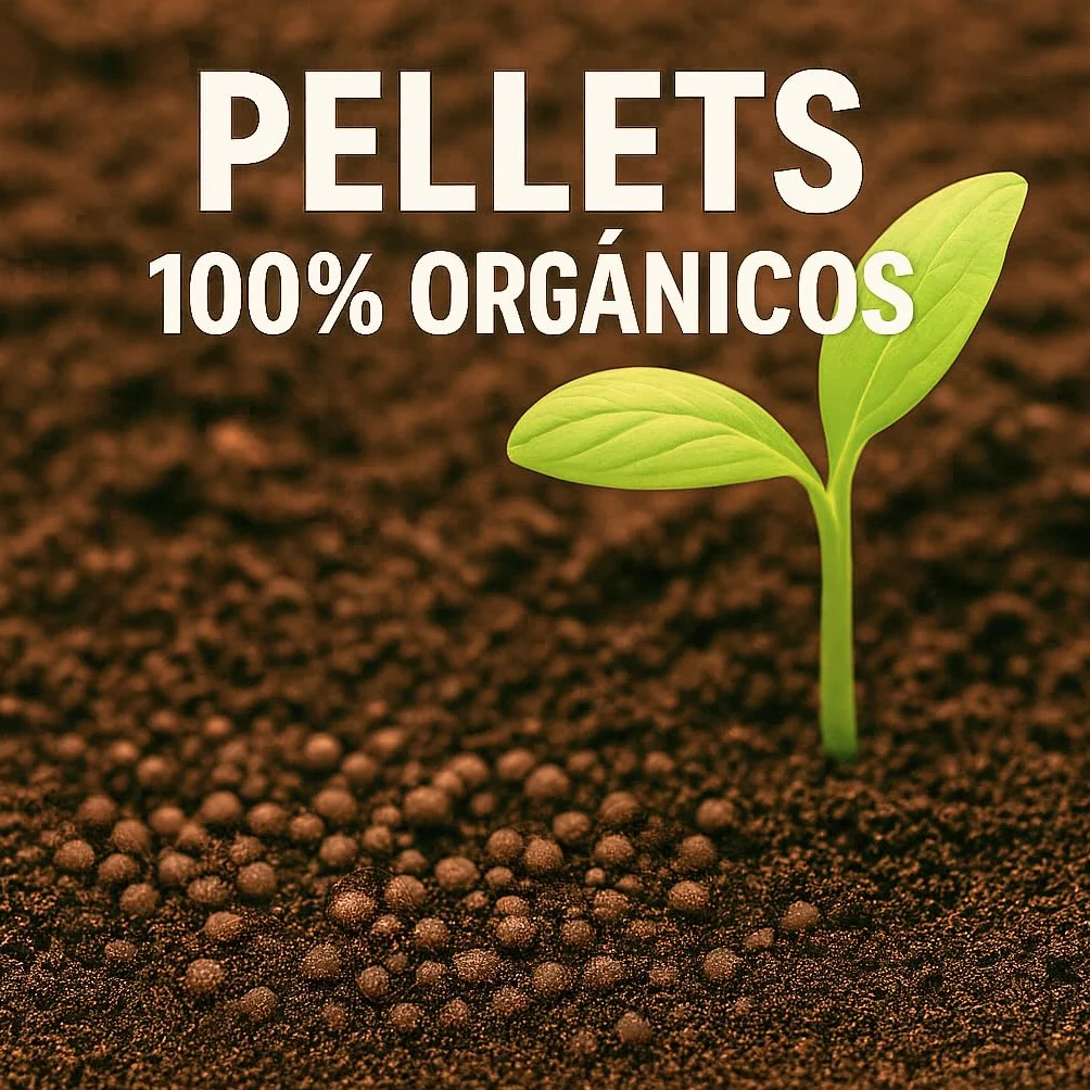 Fertigoo® Abono Orgánico 1kg Gránulos Liberación Lenta para Plantas Frutales y Huerto