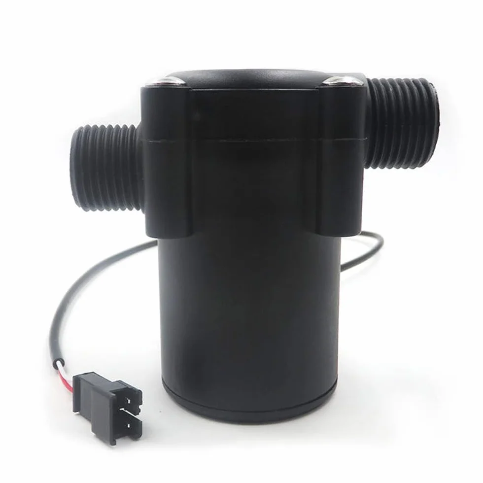 Mini generador de turbina de agua hidráulica – Generador de flujo de agua CC con interfaz G1/2 – Herramienta de carga eficiente de micro tuberías para soluciones de energía renovable