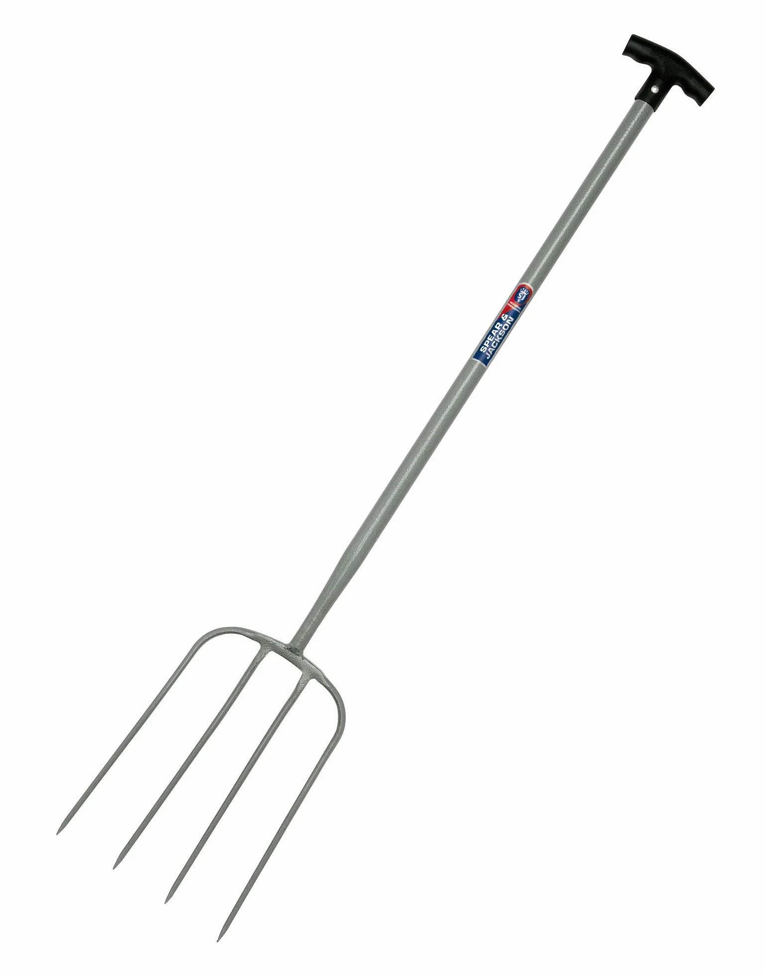 Spear & Jackson 1636AY Horca para Estiércol con Mango en T