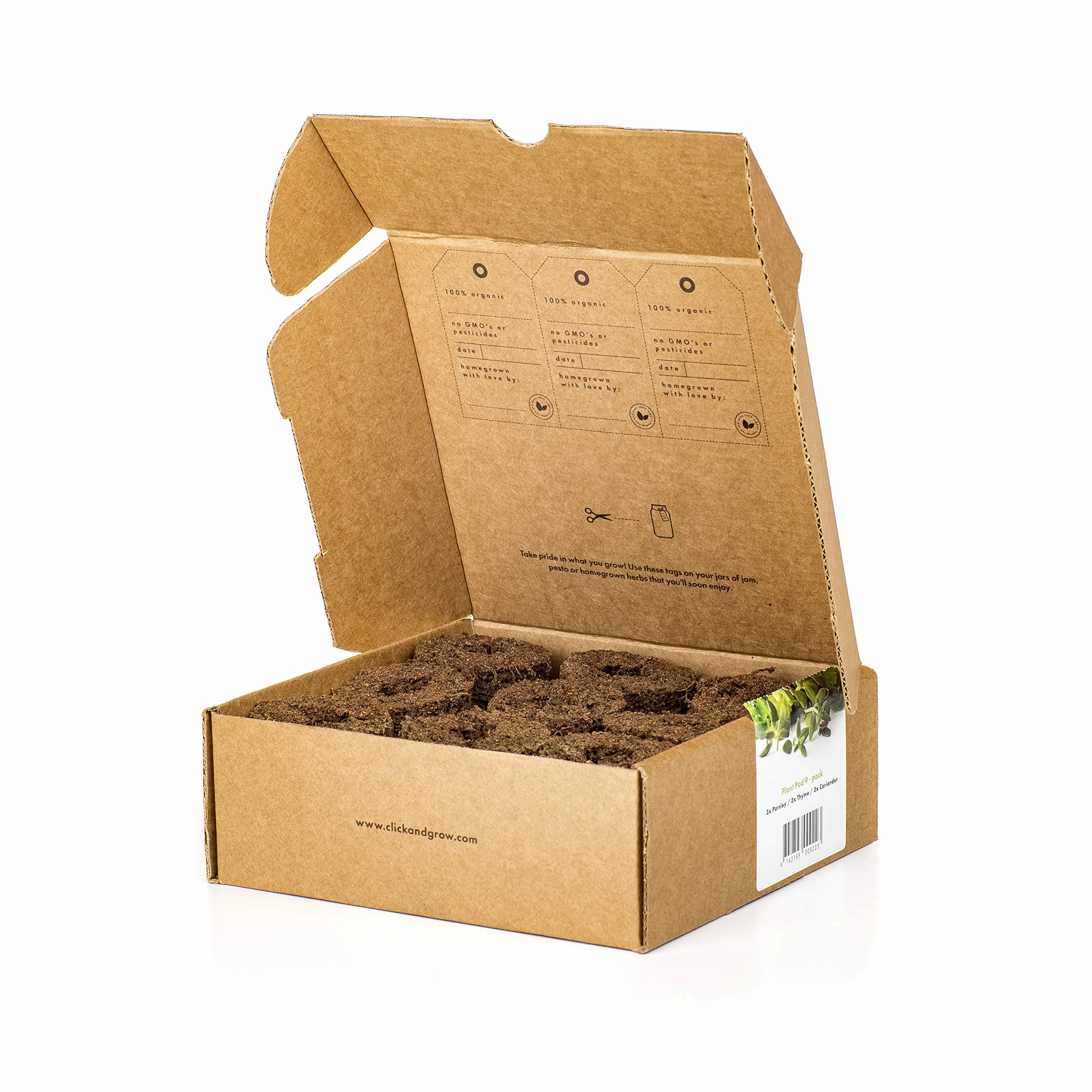 Click & Grow Recambio Cápsulas de Fresas Silvestres Kit de 9 Cápsulas